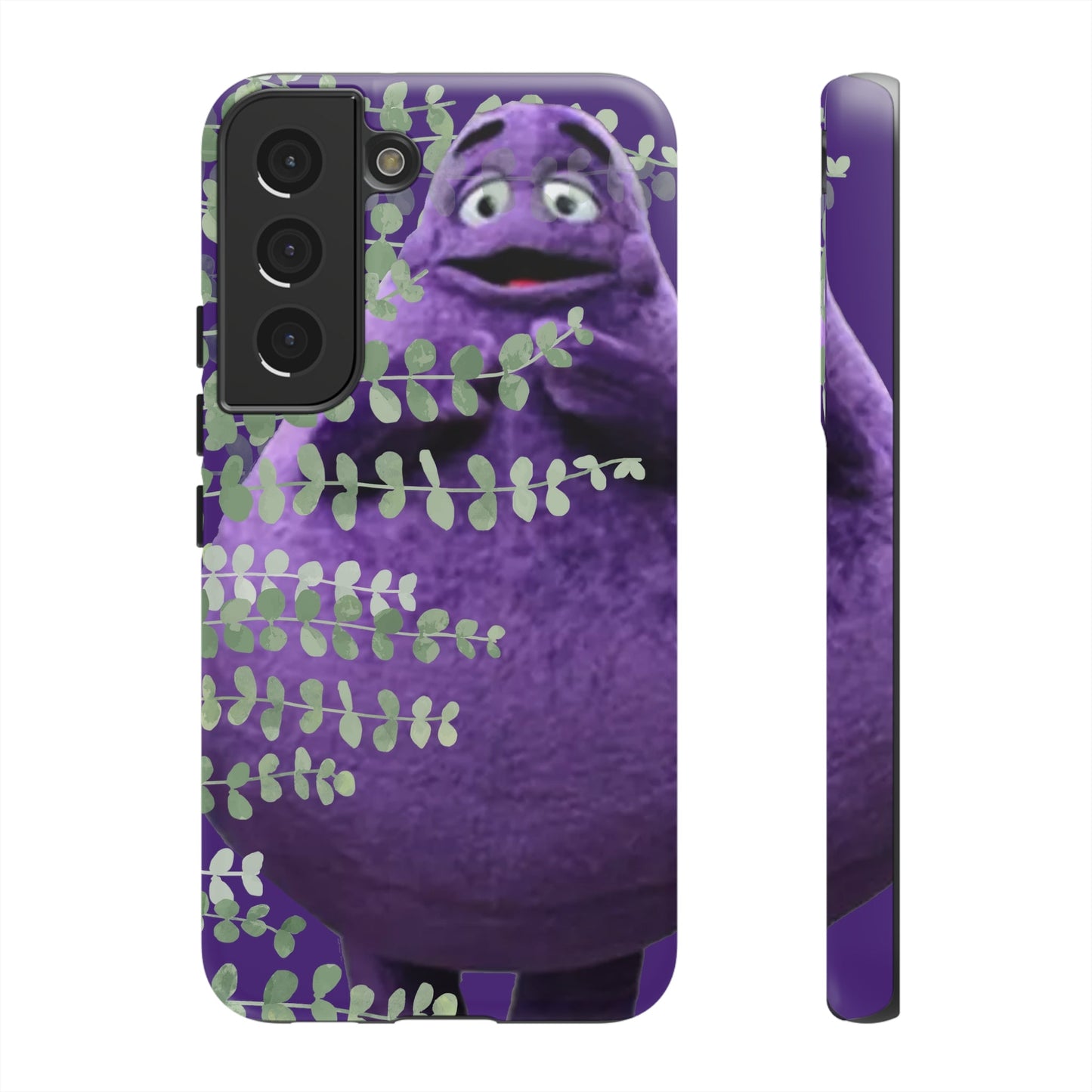 Phone Case-Evil Purple McBlob | Tough-Samsung Galaxy S22-Matte-PhoneCaseBoss-Phone-Best-Phone-Cases