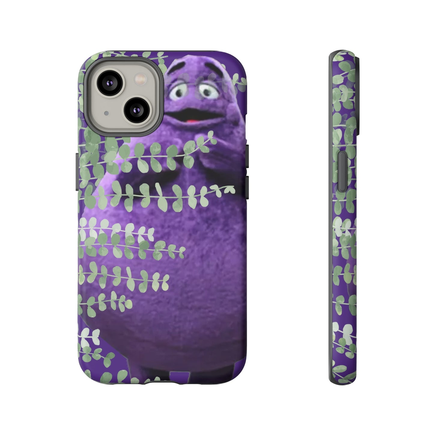 Phone Case-Evil Purple McBlob | Tough-iPhone 14-Matte-PhoneCaseBoss-Phone-Best-Phone-Cases