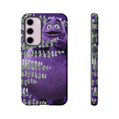 Phone Case-Evil Purple McBlob | Tough-Samsung Galaxy S23 Plus-Matte-PhoneCaseBoss-Phone-Best-Phone-Cases