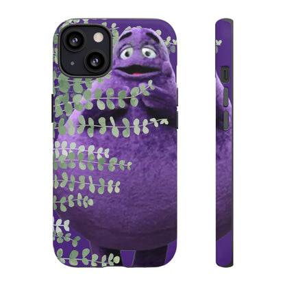 Phone Case-Evil Purple McBlob | Tough-iPhone 13-Matte-PhoneCaseBoss-Phone-Best-Phone-Cases