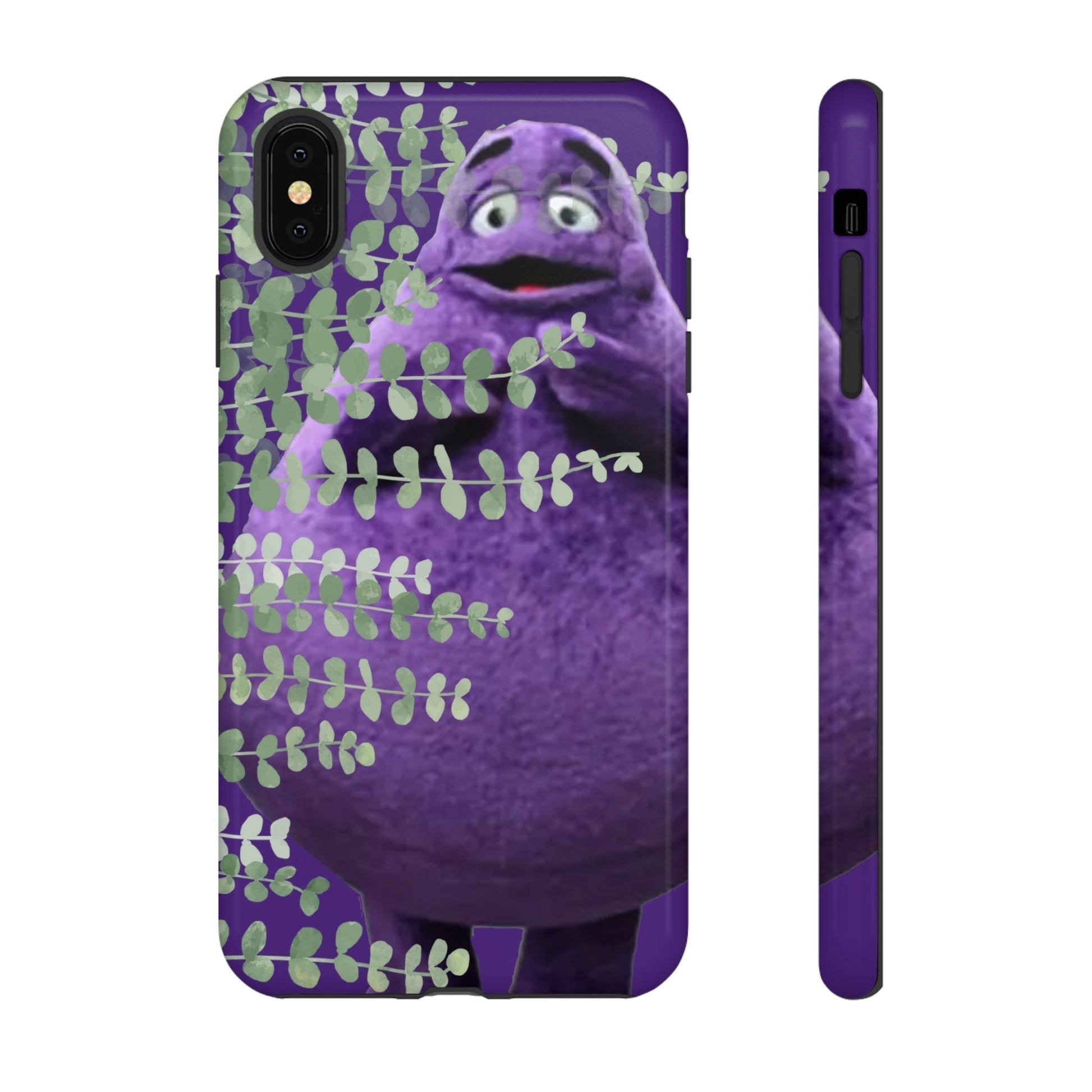 Phone Case-Evil Purple McBlob | Tough-iPhone XS MAX-Glossy-PhoneCaseBoss-Phone-Best-Phone-Cases