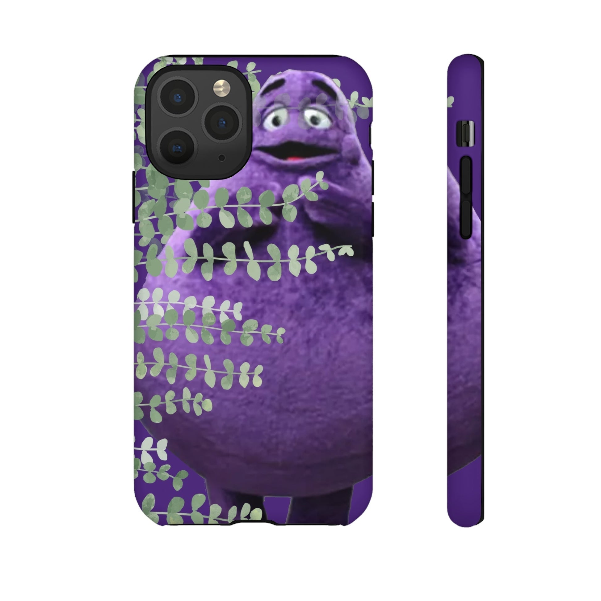 Phone Case-Evil Purple McBlob | Tough-iPhone 11 Pro-Matte-PhoneCaseBoss-Phone-Best-Phone-Cases