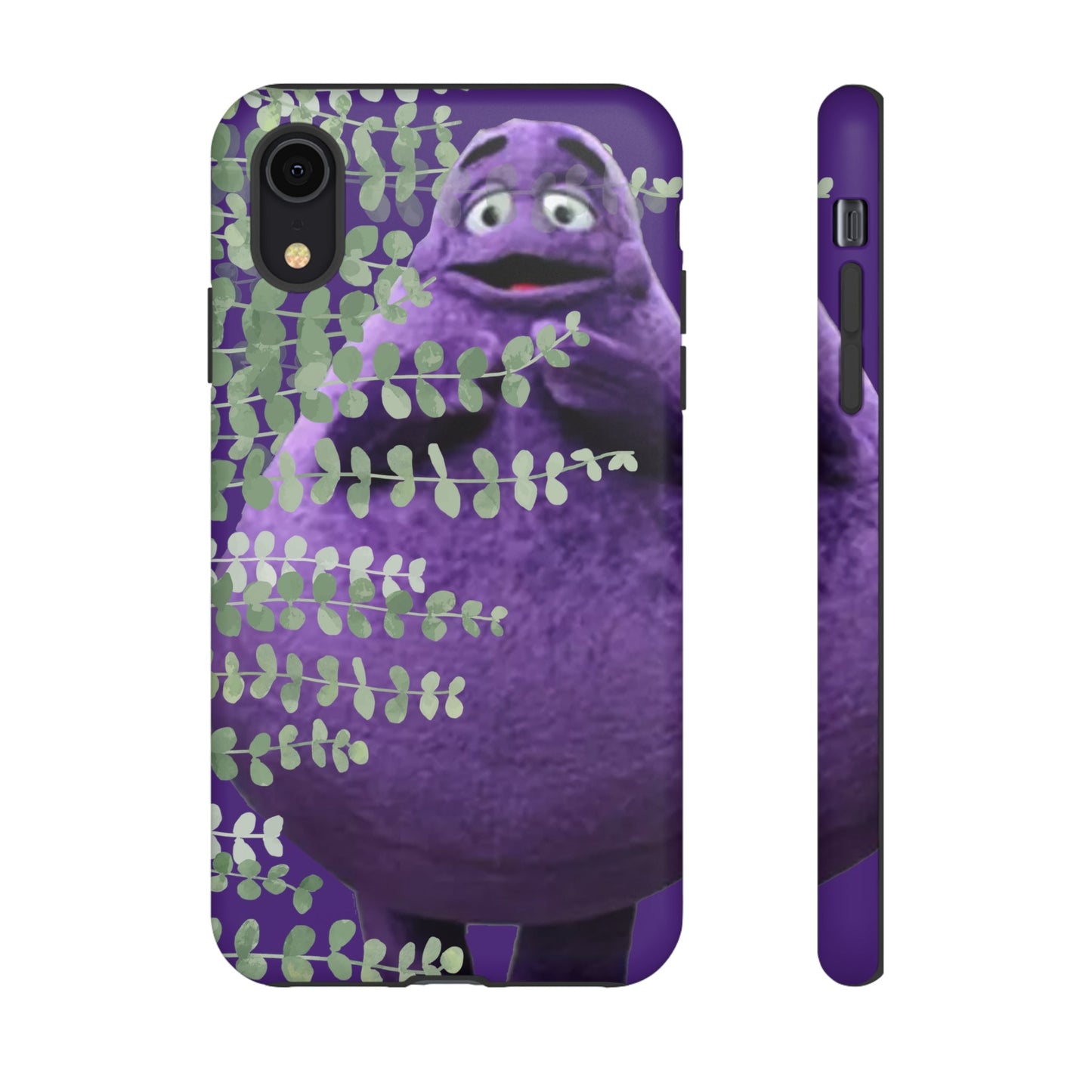 Phone Case-Evil Purple McBlob | Tough-iPhone XR-Matte-PhoneCaseBoss-Phone-Best-Phone-Cases