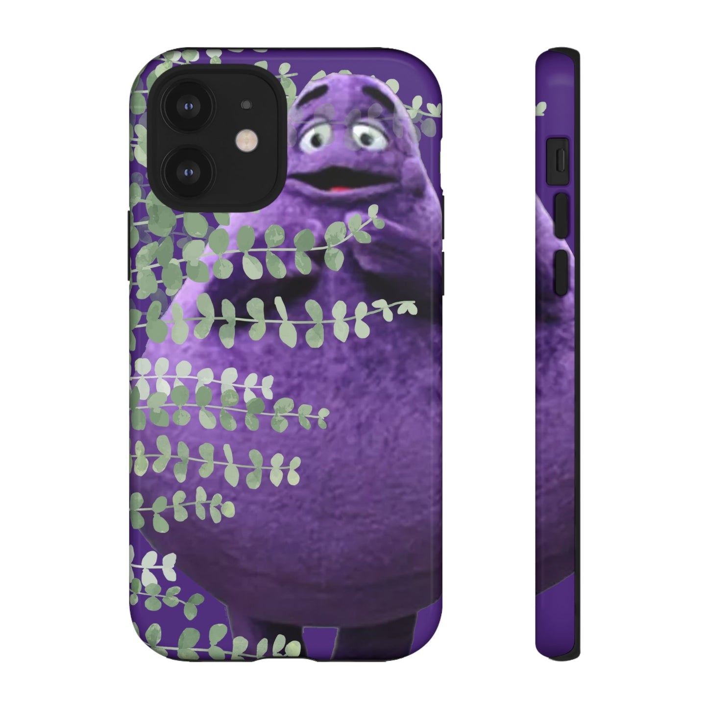 Phone Case-Evil Purple McBlob | Tough-iPhone 12-Glossy-PhoneCaseBoss-Phone-Best-Phone-Cases