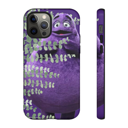 Phone Case-Evil Purple McBlob | Tough-iPhone 12 Pro-Glossy-PhoneCaseBoss-Phone-Best-Phone-Cases