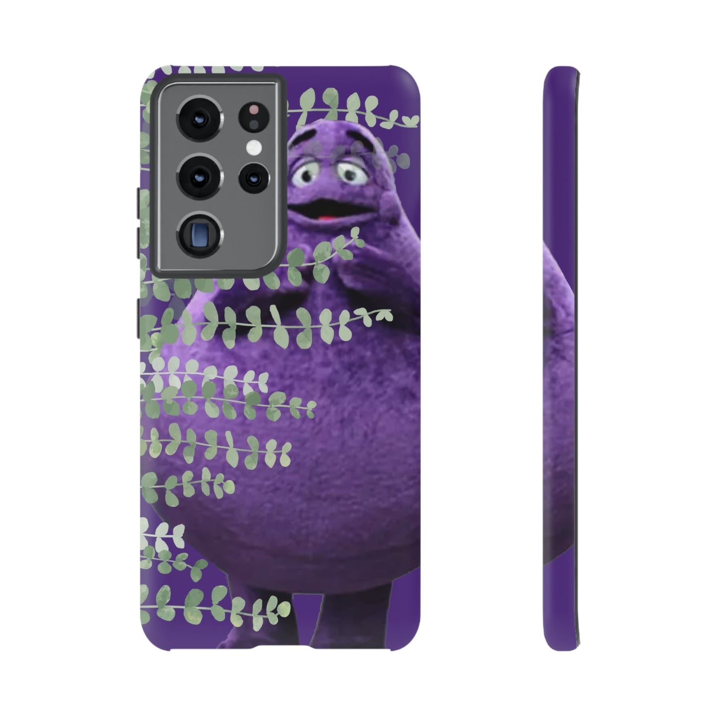 Phone Case-Evil Purple McBlob | Tough-Samsung Galaxy S21 Ultra-Matte-PhoneCaseBoss-Phone-Best-Phone-Cases