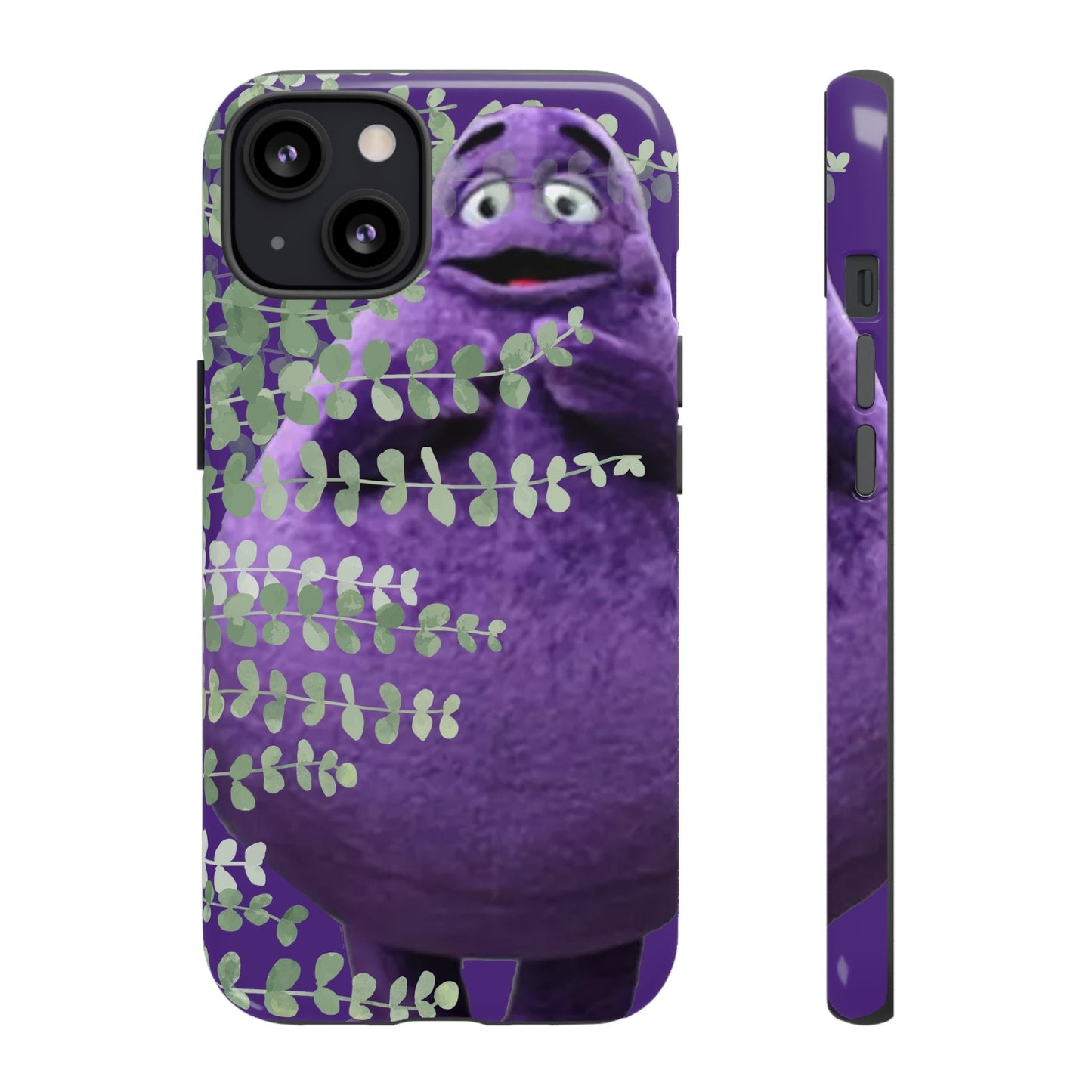 Phone Case-Evil Purple McBlob | Tough-iPhone 13-Glossy-PhoneCaseBoss-Phone-Best-Phone-Cases