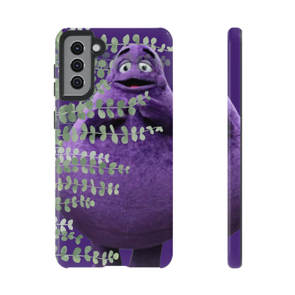 Phone Case-Evil Purple McBlob | Tough-Samsung Galaxy S21 Plus-Glossy-PhoneCaseBoss-Phone-Best-Phone-Cases