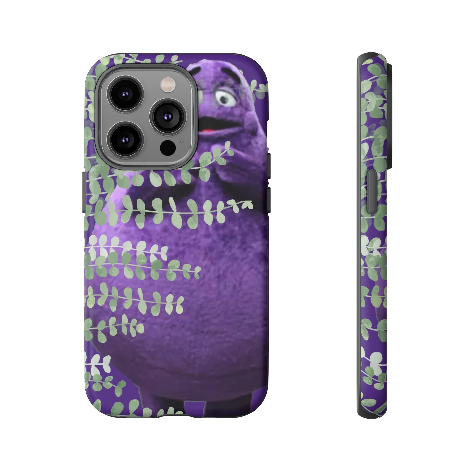 Phone Case-Evil Purple McBlob | Tough-iPhone 14 Pro-Matte-PhoneCaseBoss-Phone-Best-Phone-Cases