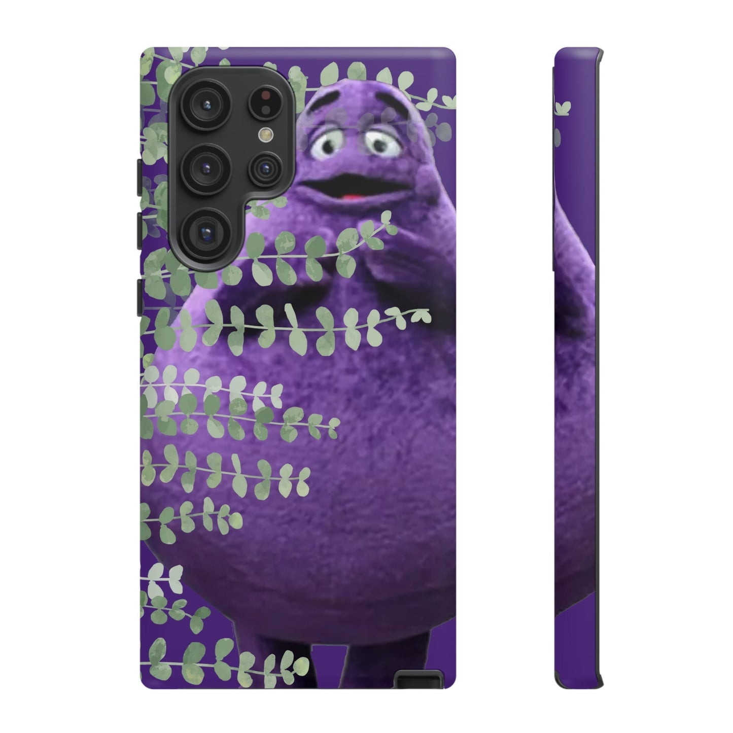 Phone Case-Evil Purple McBlob | Tough-Samsung Galaxy S22 Ultra-Matte-PhoneCaseBoss-Phone-Best-Phone-Cases