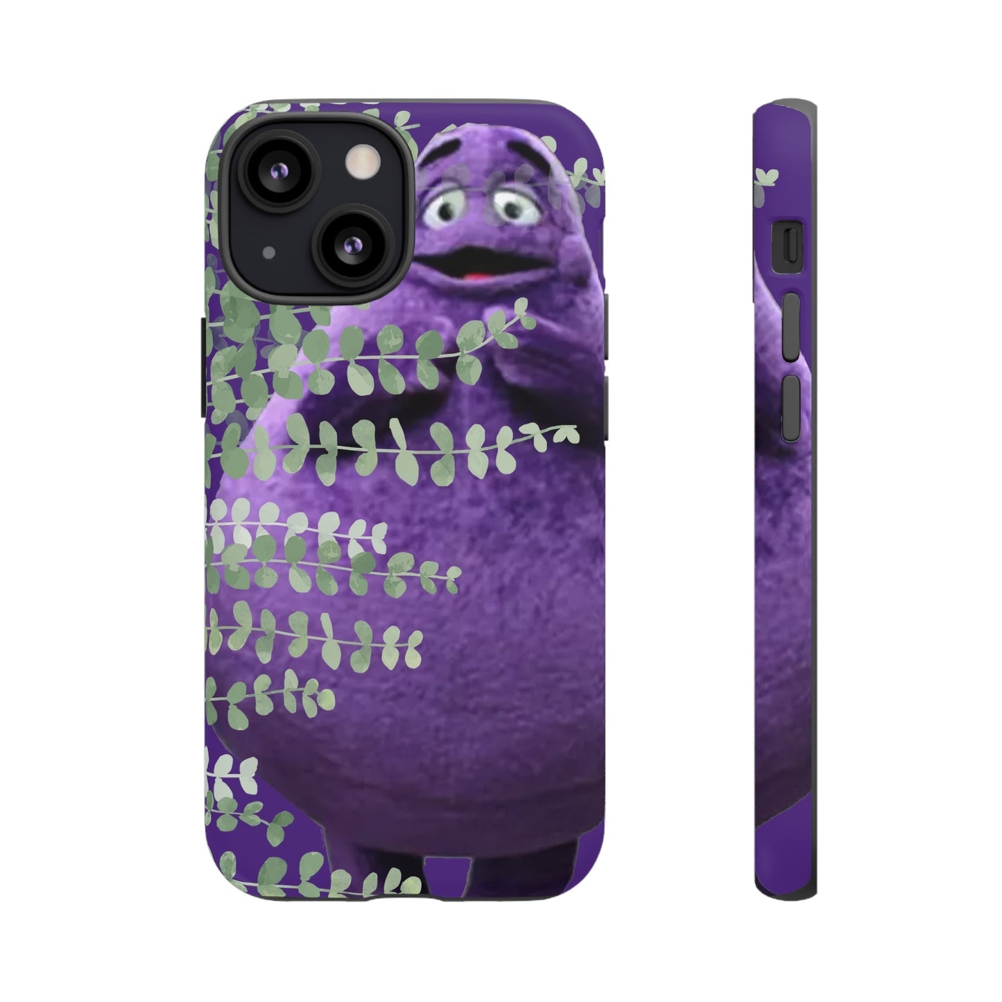 Phone Case-Evil Purple McBlob | Tough-iPhone 13 Mini-Matte-PhoneCaseBoss-Phone-Best-Phone-Cases