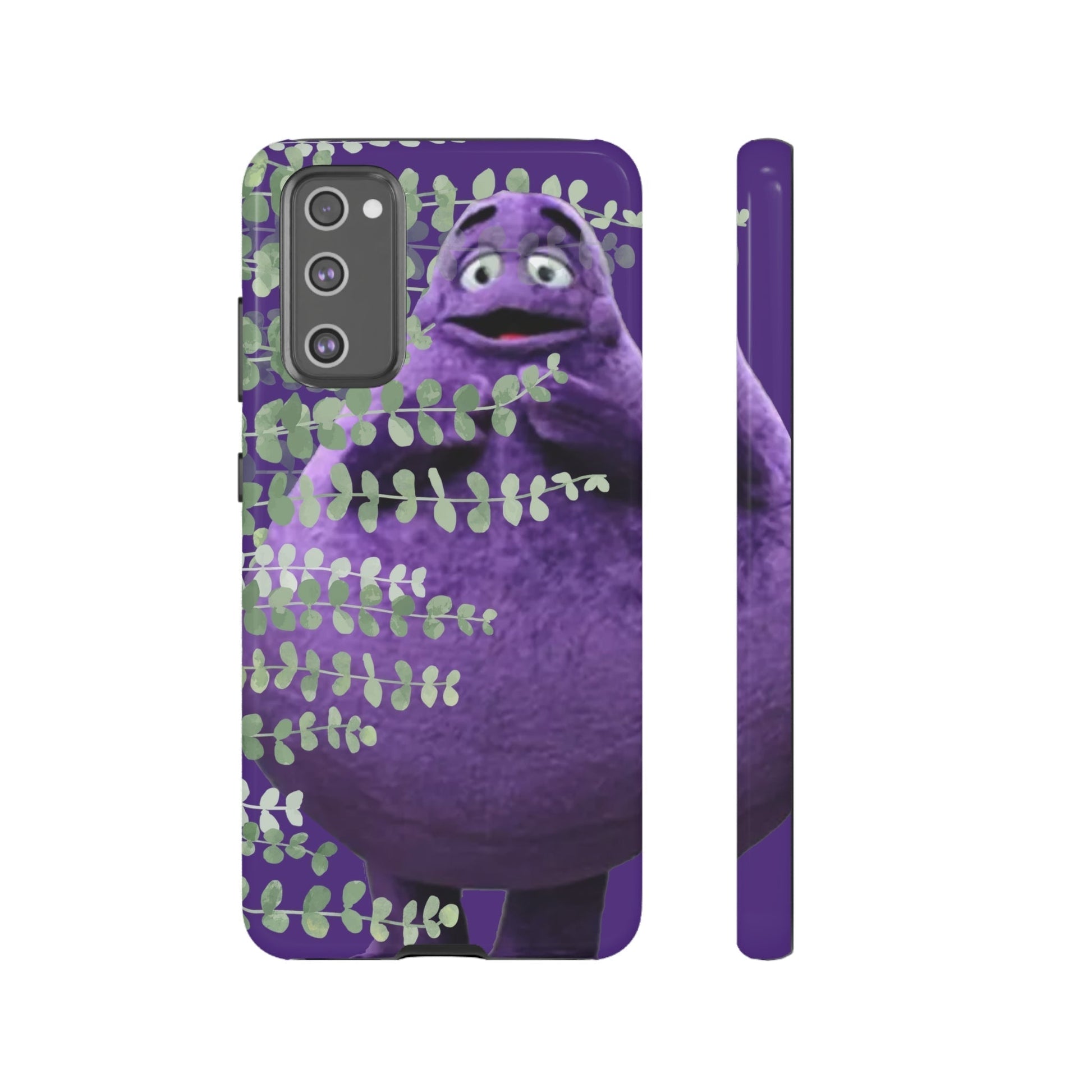 Phone Case-Evil Purple McBlob | Tough-Samsung Galaxy S20 FE-Glossy-PhoneCaseBoss-Phone-Best-Phone-Cases