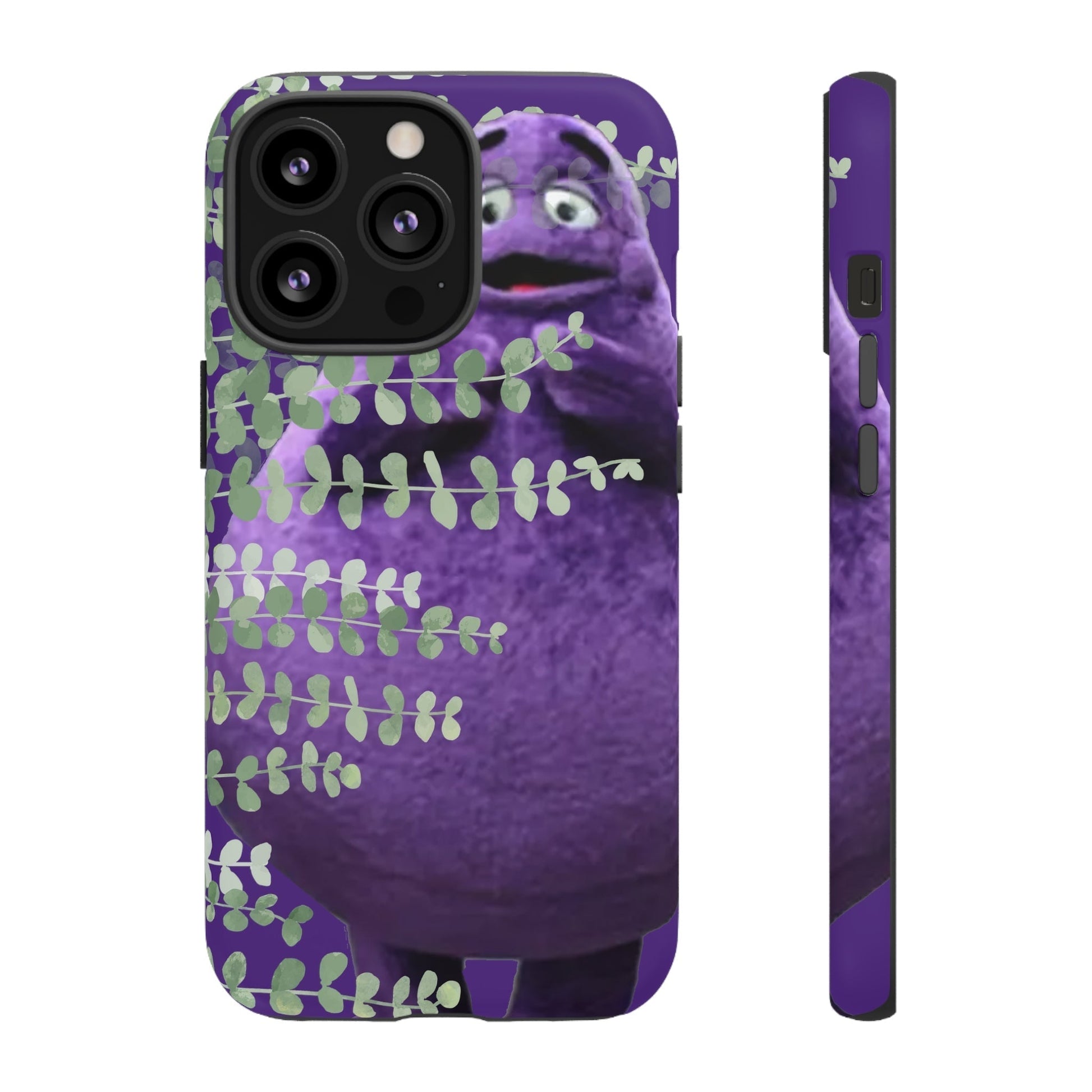 Phone Case-Evil Purple McBlob | Tough-iPhone 13 Pro-Matte-PhoneCaseBoss-Phone-Best-Phone-Cases