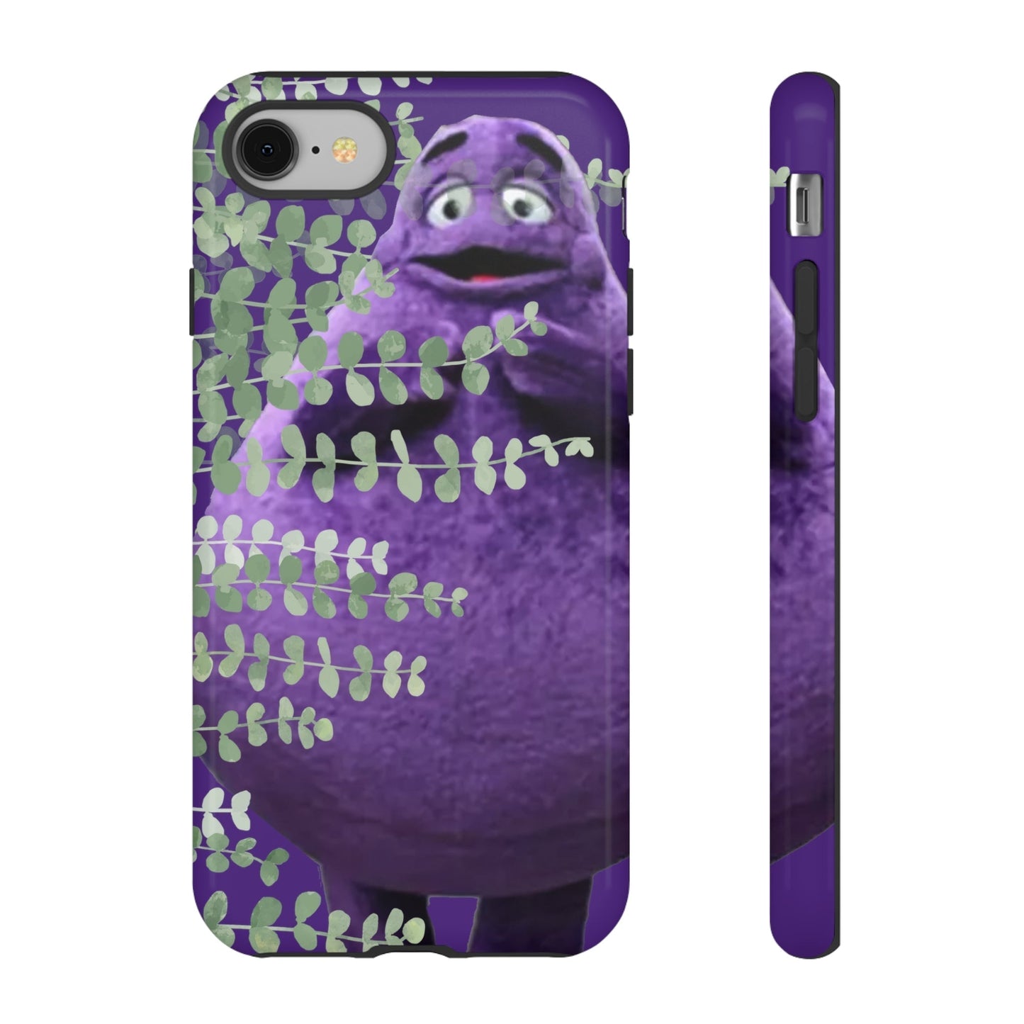 Phone Case-Evil Purple McBlob | Tough-iPhone 8-Glossy-PhoneCaseBoss-Phone-Best-Phone-Cases