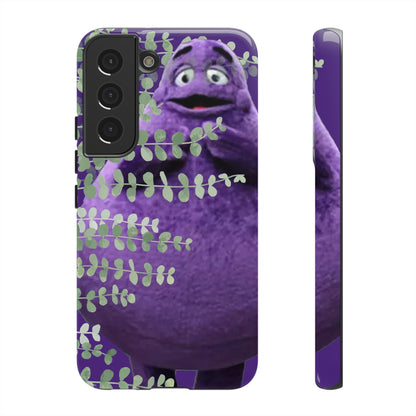 Phone Case-Evil Purple McBlob | Tough-Samsung Galaxy S22-Glossy-PhoneCaseBoss-Phone-Best-Phone-Cases