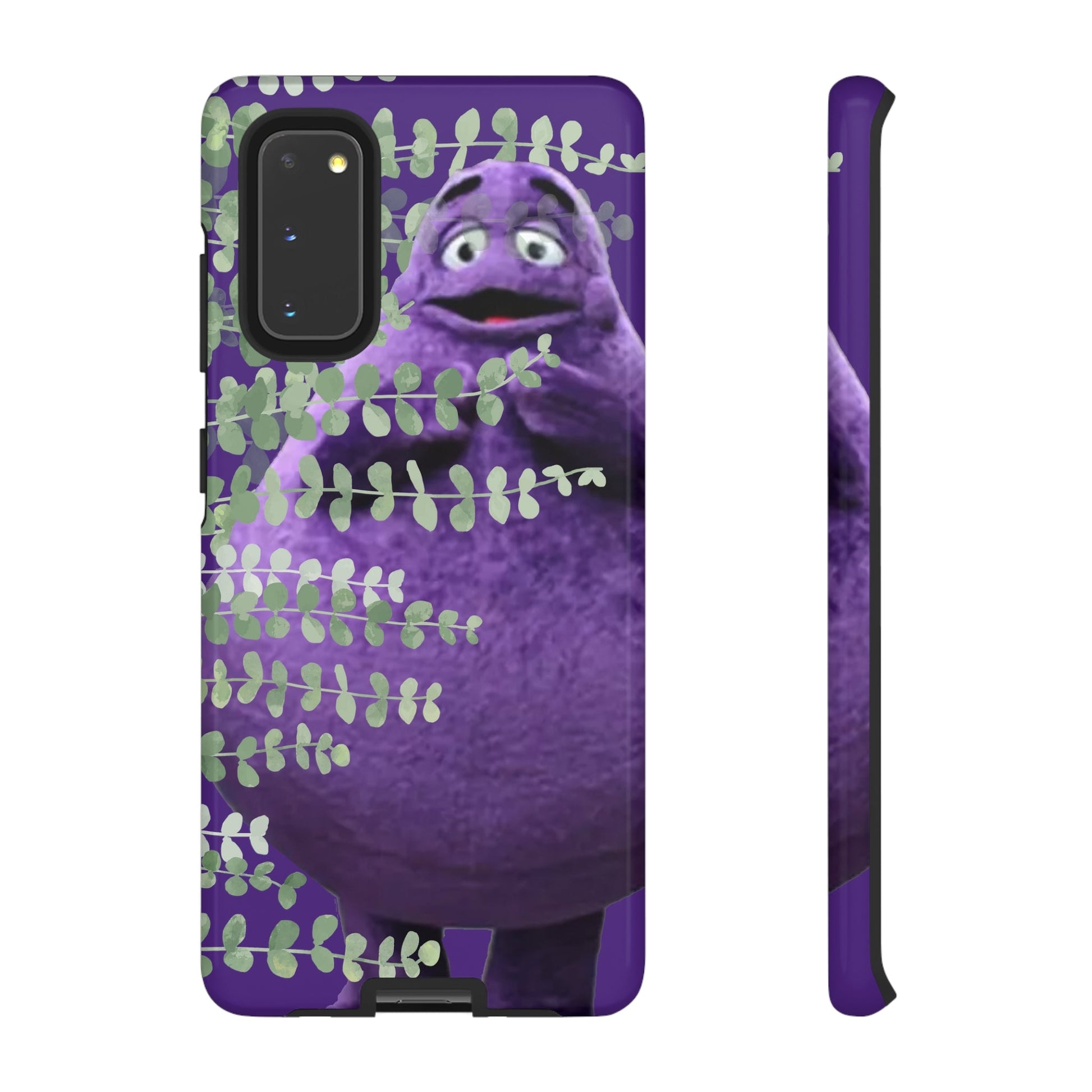 Phone Case-Evil Purple McBlob | Tough-Samsung Galaxy S20-Glossy-PhoneCaseBoss-Phone-Best-Phone-Cases