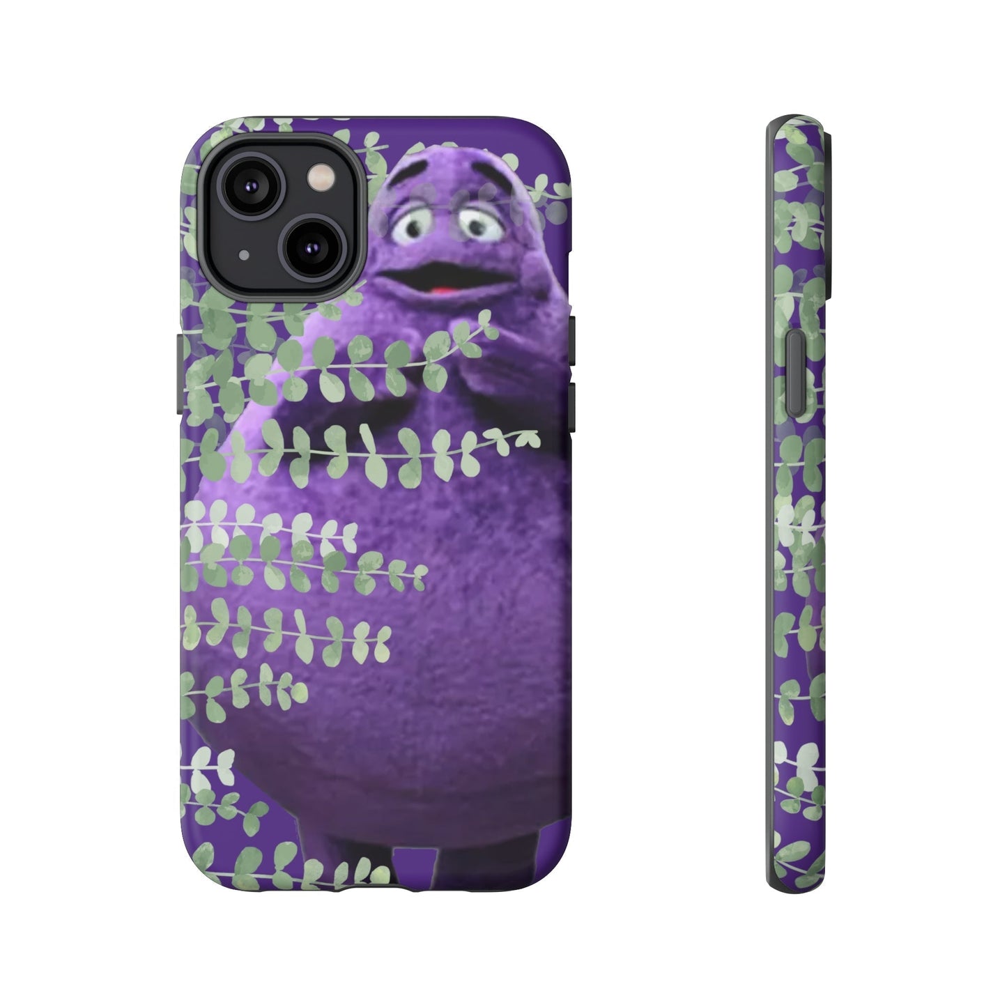 Phone Case-Evil Purple McBlob | Tough-iPhone 14 Plus-Matte-PhoneCaseBoss-Phone-Best-Phone-Cases