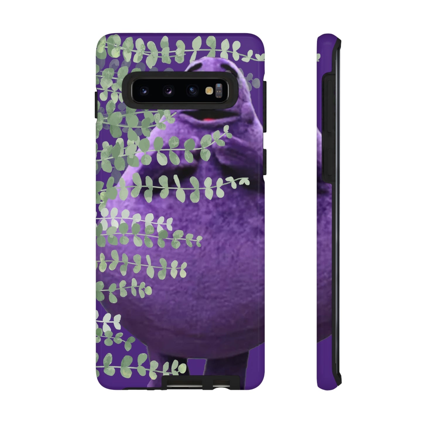 Phone Case-Evil Purple McBlob | Tough-Samsung Galaxy S10-Glossy-PhoneCaseBoss-Phone-Best-Phone-Cases