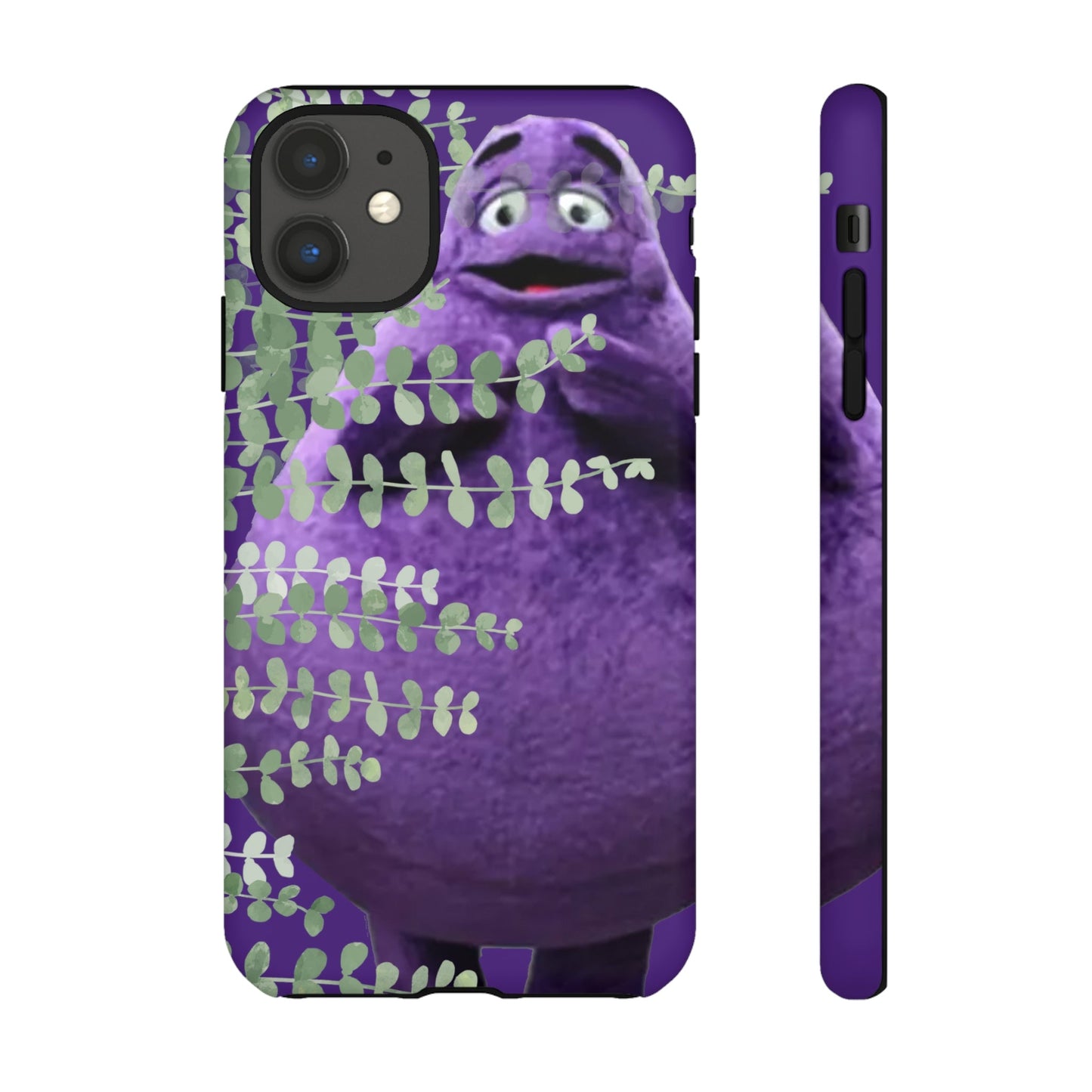 Phone Case-Evil Purple McBlob | Tough-iPhone 11-Matte-PhoneCaseBoss-Phone-Best-Phone-Cases