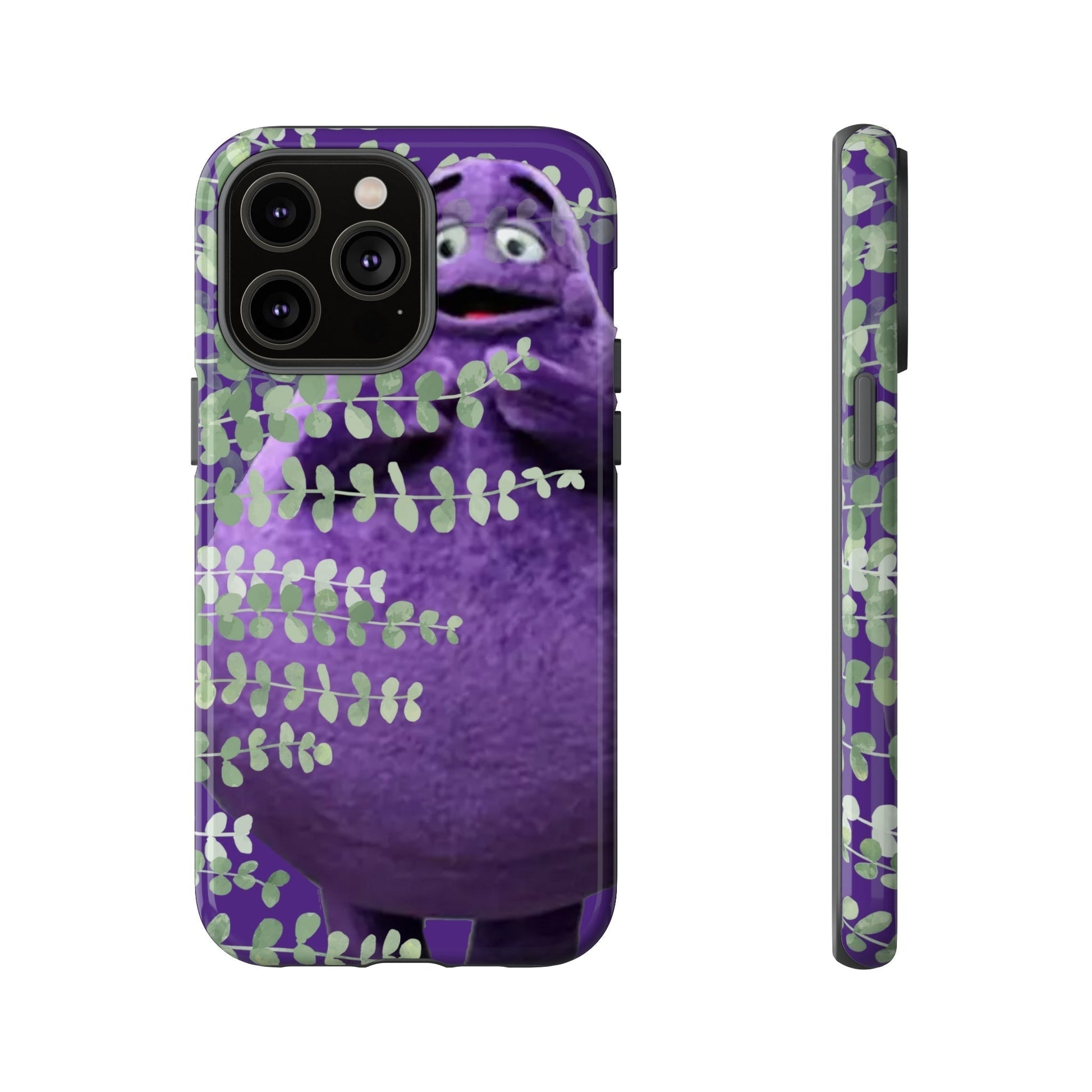 Phone Case-Evil Purple McBlob | Tough-iPhone 14 Pro Max-Glossy-PhoneCaseBoss-Phone-Best-Phone-Cases