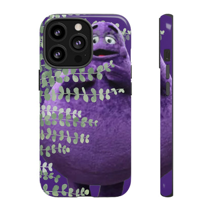 Phone Case-Evil Purple McBlob | Tough-iPhone 13 Pro-Glossy-PhoneCaseBoss-Phone-Best-Phone-Cases