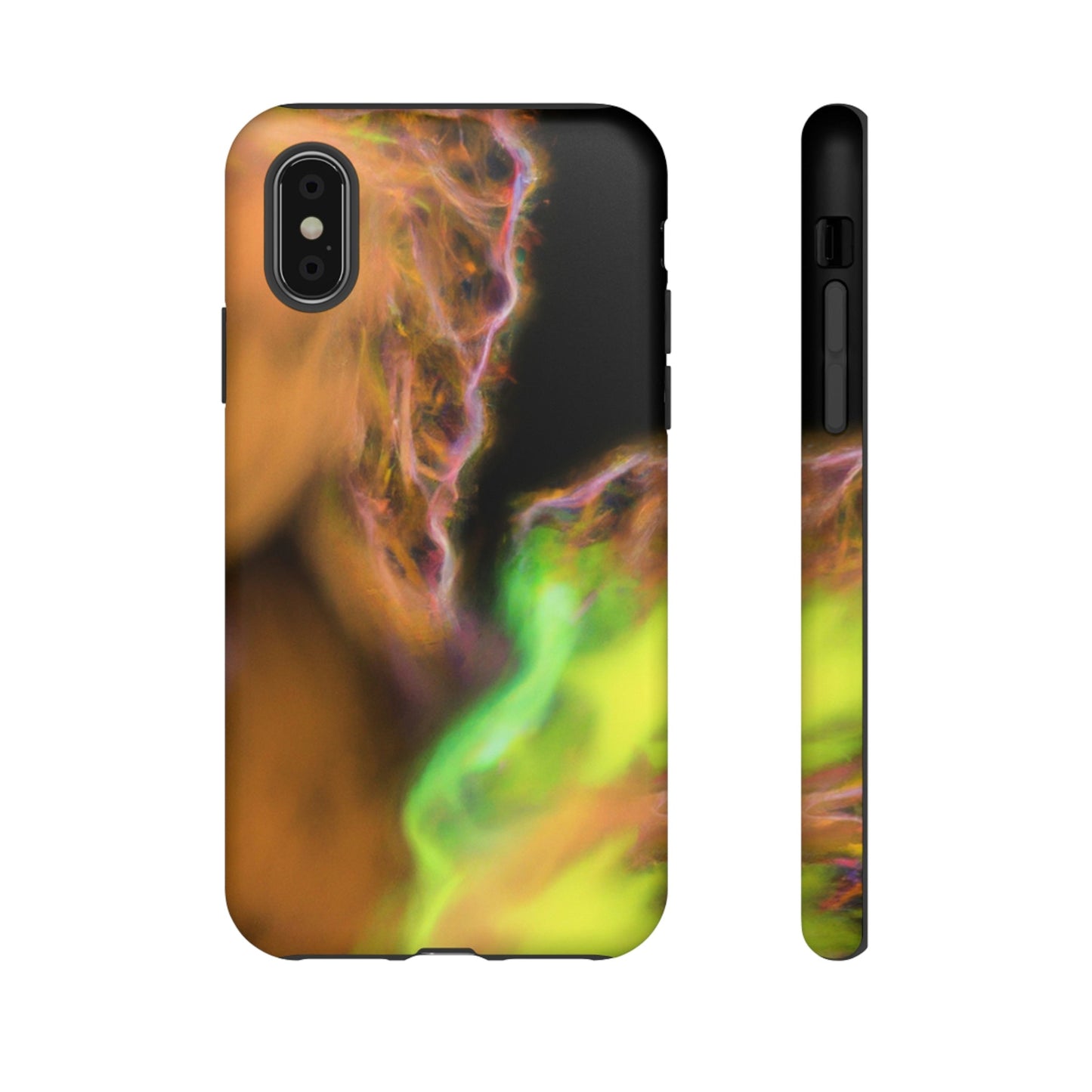 Phone Case-FRACTAL 1 | Tough-iPhone X-Matte-PhoneCaseBoss-Phone-Best-Phone-Cases