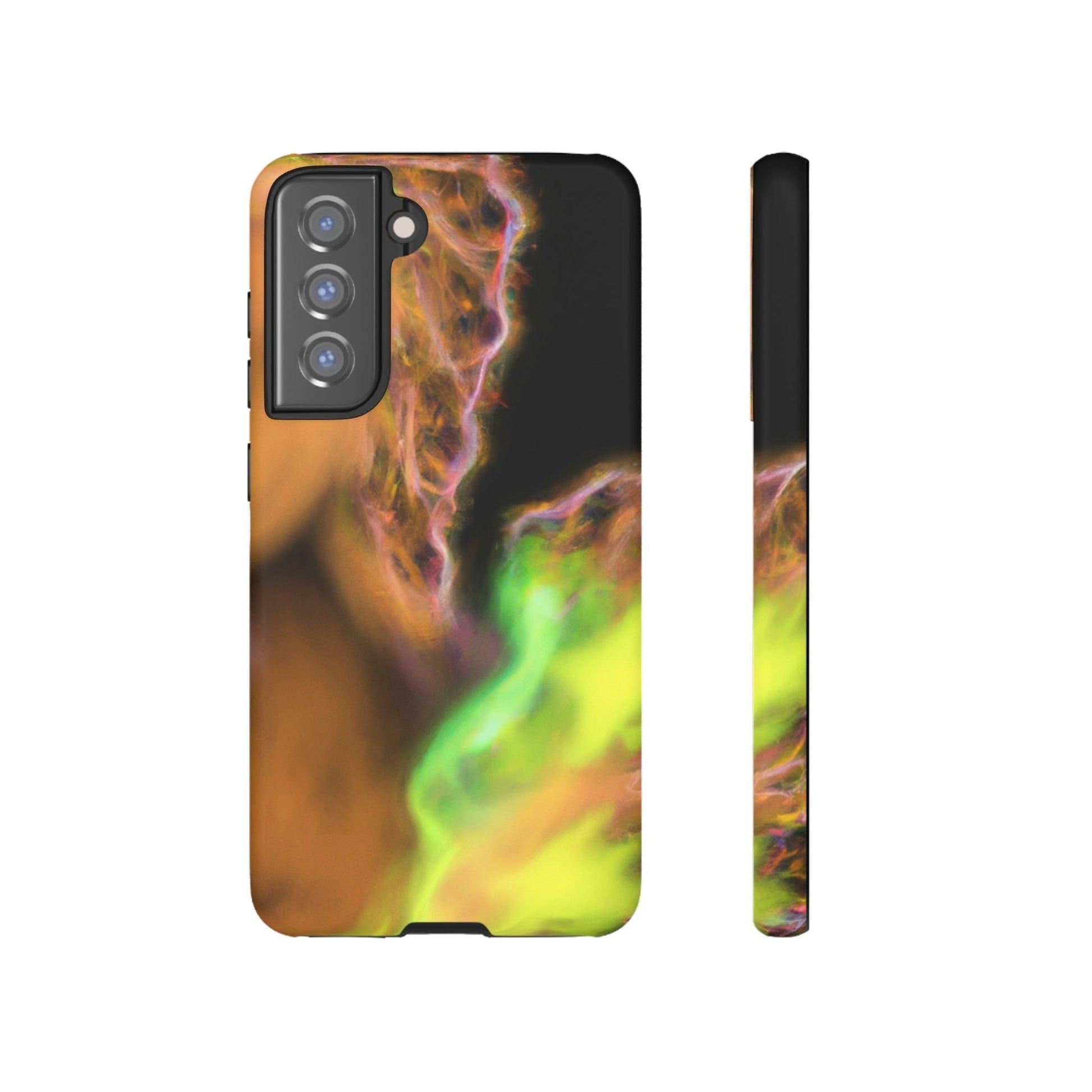 Phone Case-FRACTAL 1 | Tough-Samsung Galaxy S21 FE-Matte-PhoneCaseBoss-Phone-Best-Phone-Cases