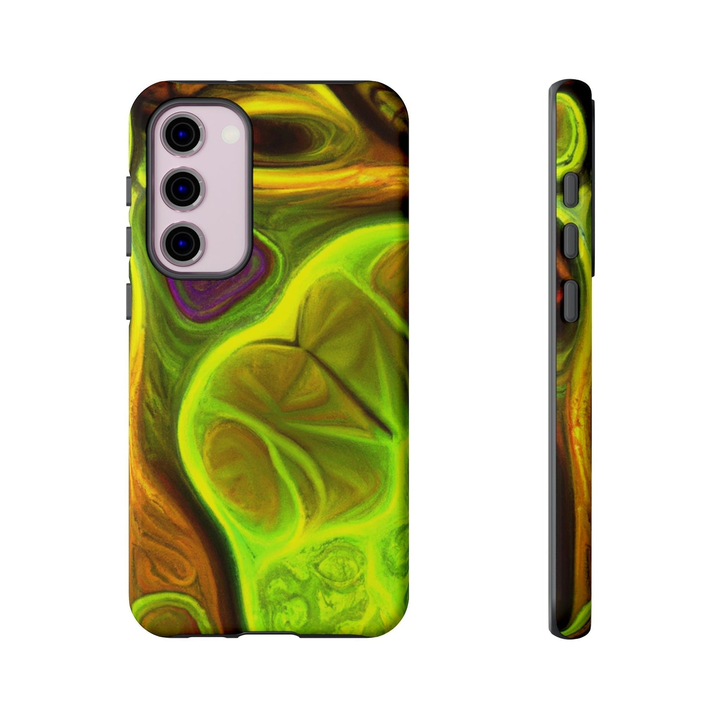 Phone Case-FRACTAL GREEN | Tough-Samsung Galaxy S23 Plus-Glossy-PhoneCaseBoss-Phone-Best-Phone-Cases