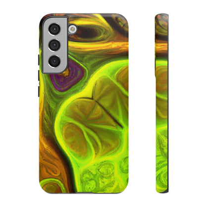 Phone Case-FRACTAL GREEN | Tough-Samsung Galaxy S22 Plus-Matte-PhoneCaseBoss-Phone-Best-Phone-Cases