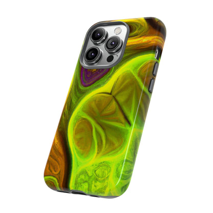 Phone Case-FRACTAL GREEN | Tough-PhoneCaseBoss-Phone-Best-Phone-Cases