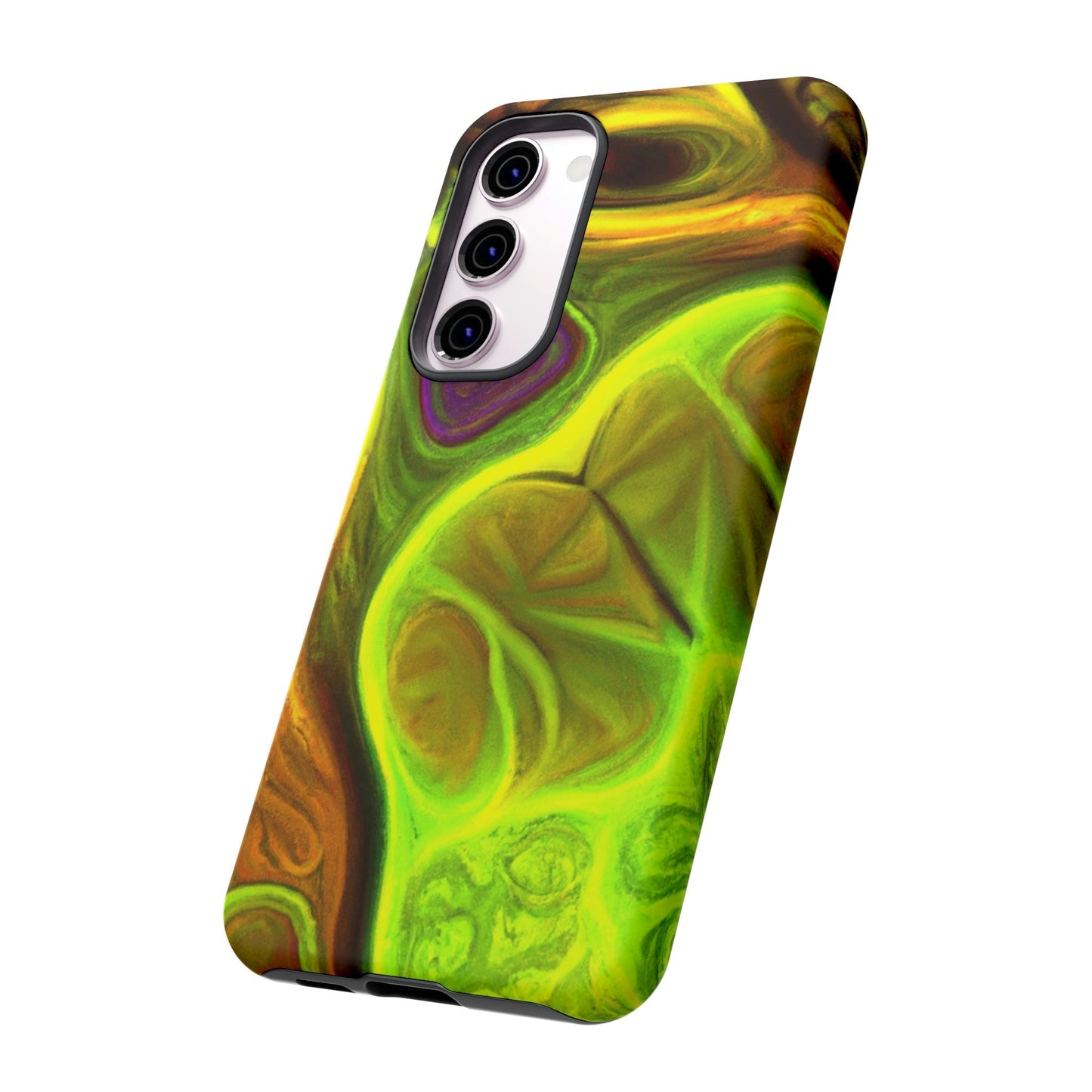 Phone Case-FRACTAL GREEN | Tough-PhoneCaseBoss-Phone-Best-Phone-Cases