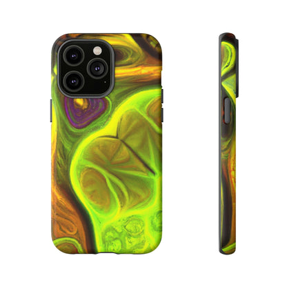 Phone Case-FRACTAL GREEN | Tough-iPhone 14 Pro Max-Matte-PhoneCaseBoss-Phone-Best-Phone-Cases