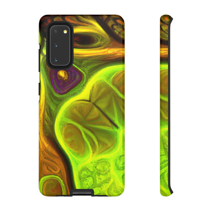 Phone Case-FRACTAL GREEN | Tough-Samsung Galaxy S20-Glossy-PhoneCaseBoss-Phone-Best-Phone-Cases