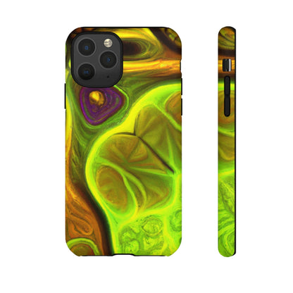 Phone Case-FRACTAL GREEN | Tough-iPhone 11 Pro-Matte-PhoneCaseBoss-Phone-Best-Phone-Cases