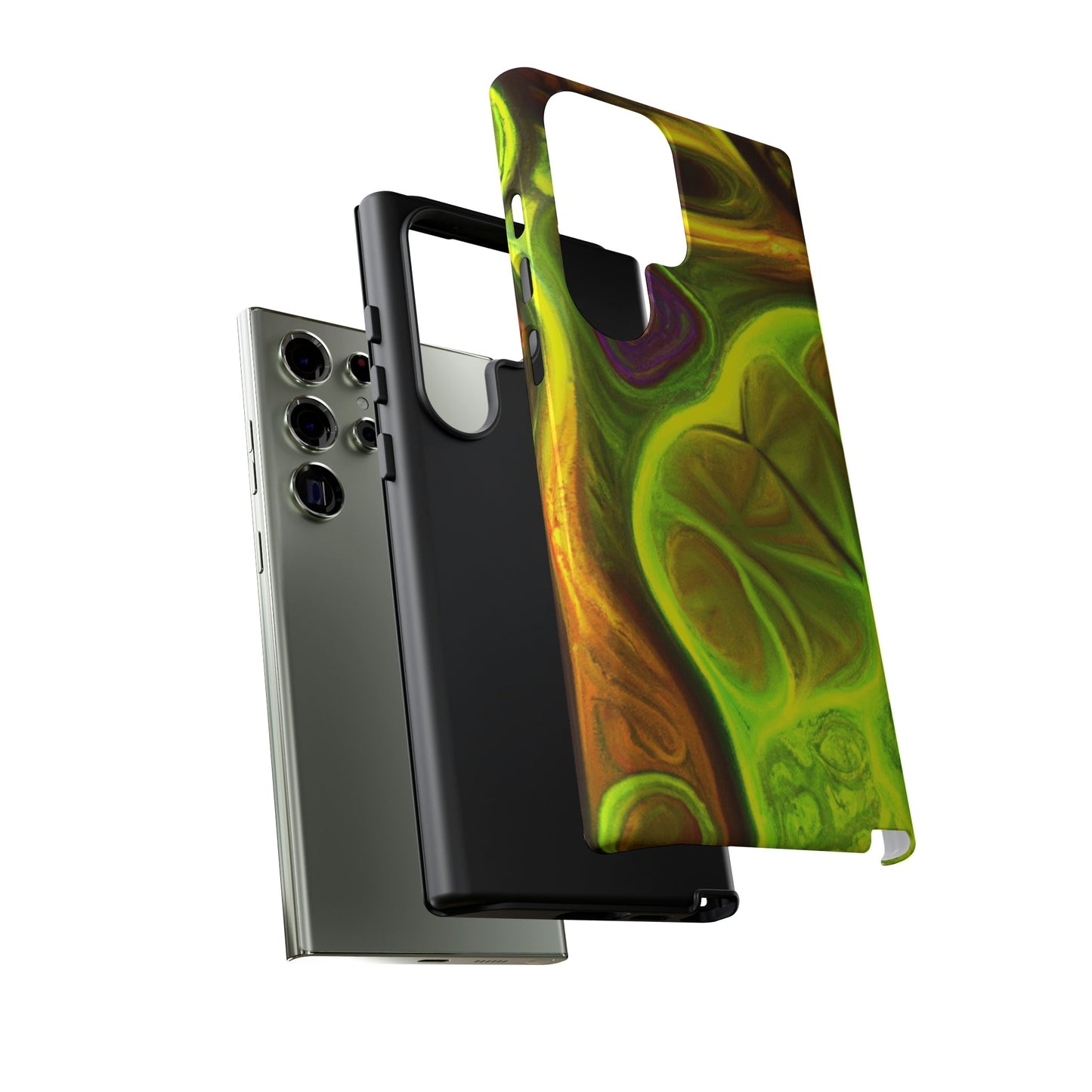 Phone Case-FRACTAL GREEN | Tough-PhoneCaseBoss-Phone-Best-Phone-Cases