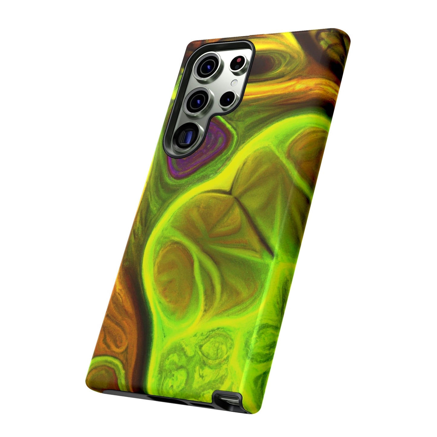 Phone Case-FRACTAL GREEN | Tough-PhoneCaseBoss-Phone-Best-Phone-Cases