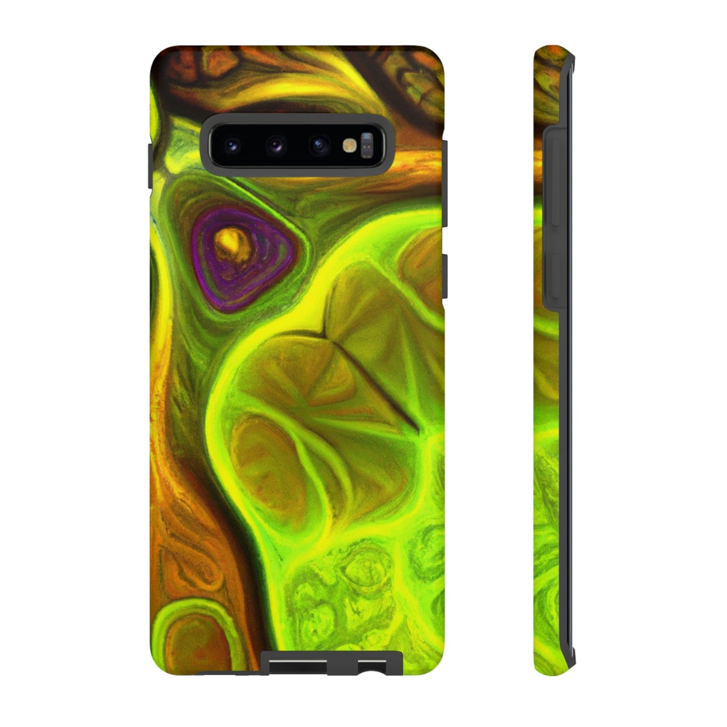 Phone Case-FRACTAL GREEN | Tough-Samsung Galaxy S10 Plus-Matte-PhoneCaseBoss-Phone-Best-Phone-Cases