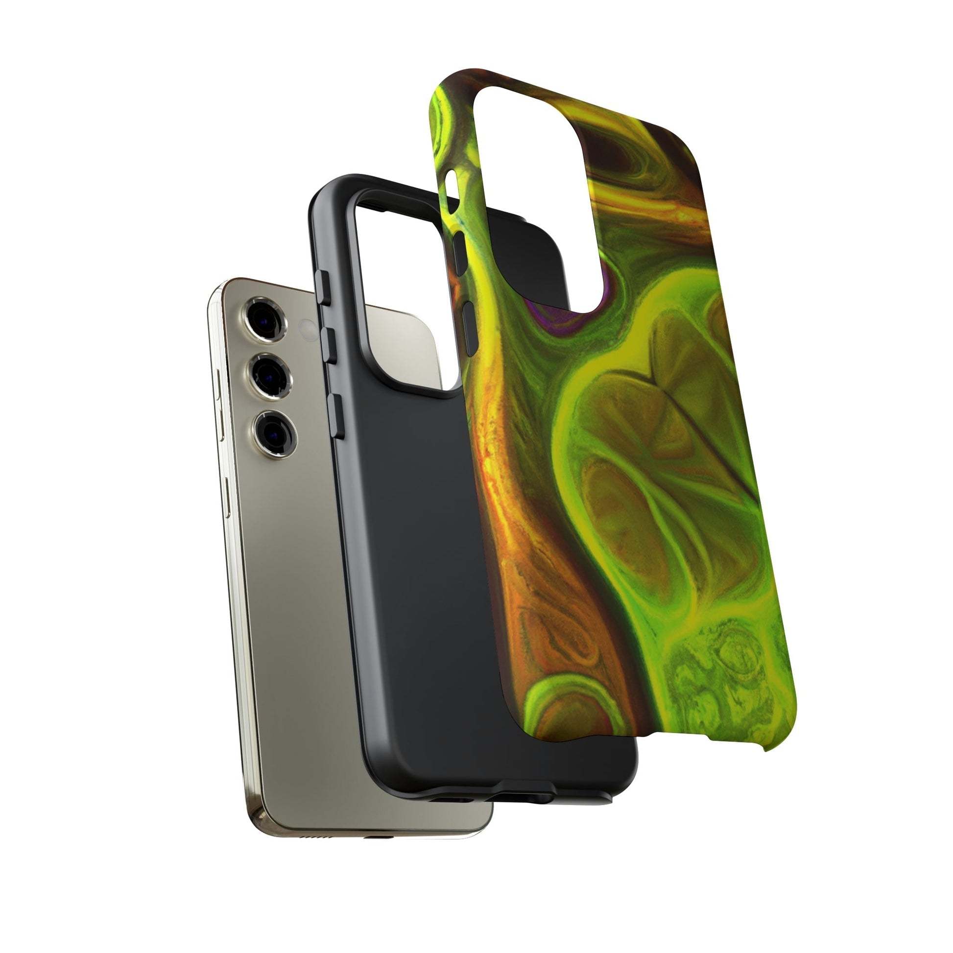 Phone Case-FRACTAL GREEN | Tough-PhoneCaseBoss-Phone-Best-Phone-Cases