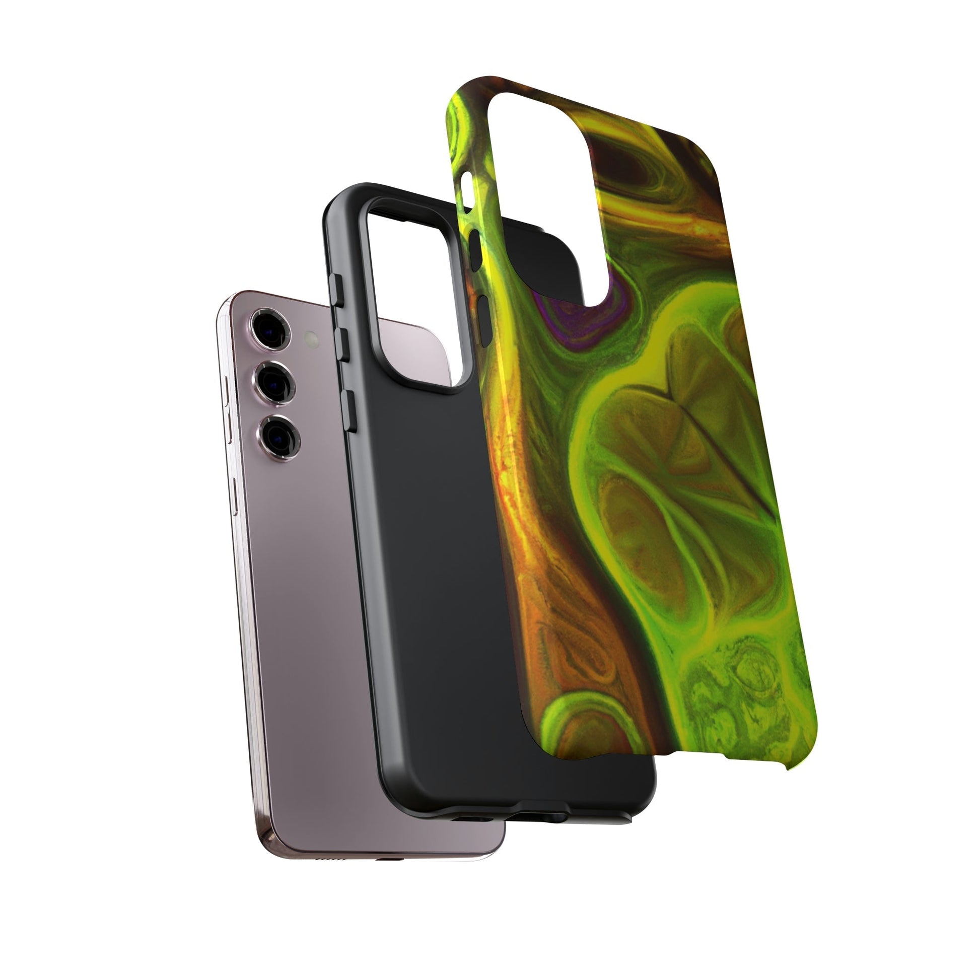 Phone Case-FRACTAL GREEN | Tough-PhoneCaseBoss-Phone-Best-Phone-Cases