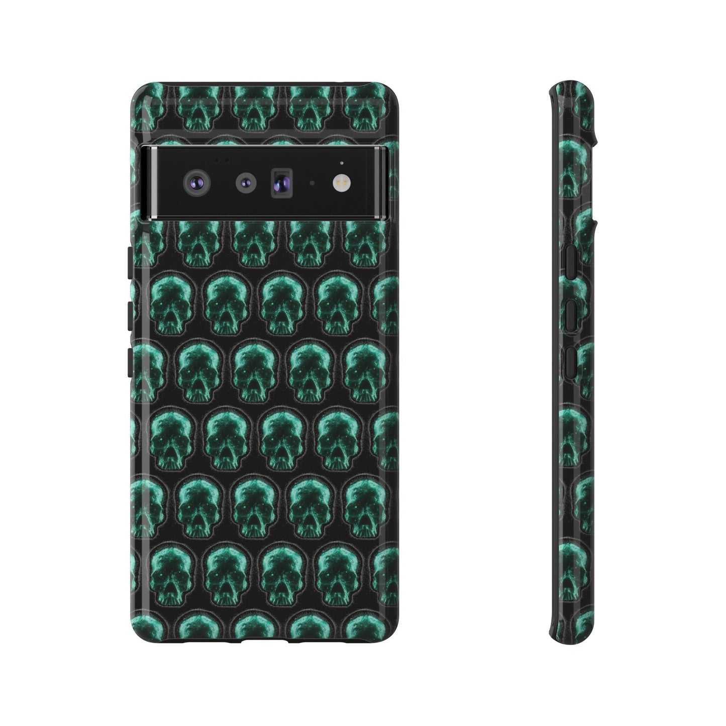 Phone Case-GLOW SKULL | Tough-Google Pixel 6 Pro-Glossy-PhoneCaseBoss-Phone-Best-Phone-Cases