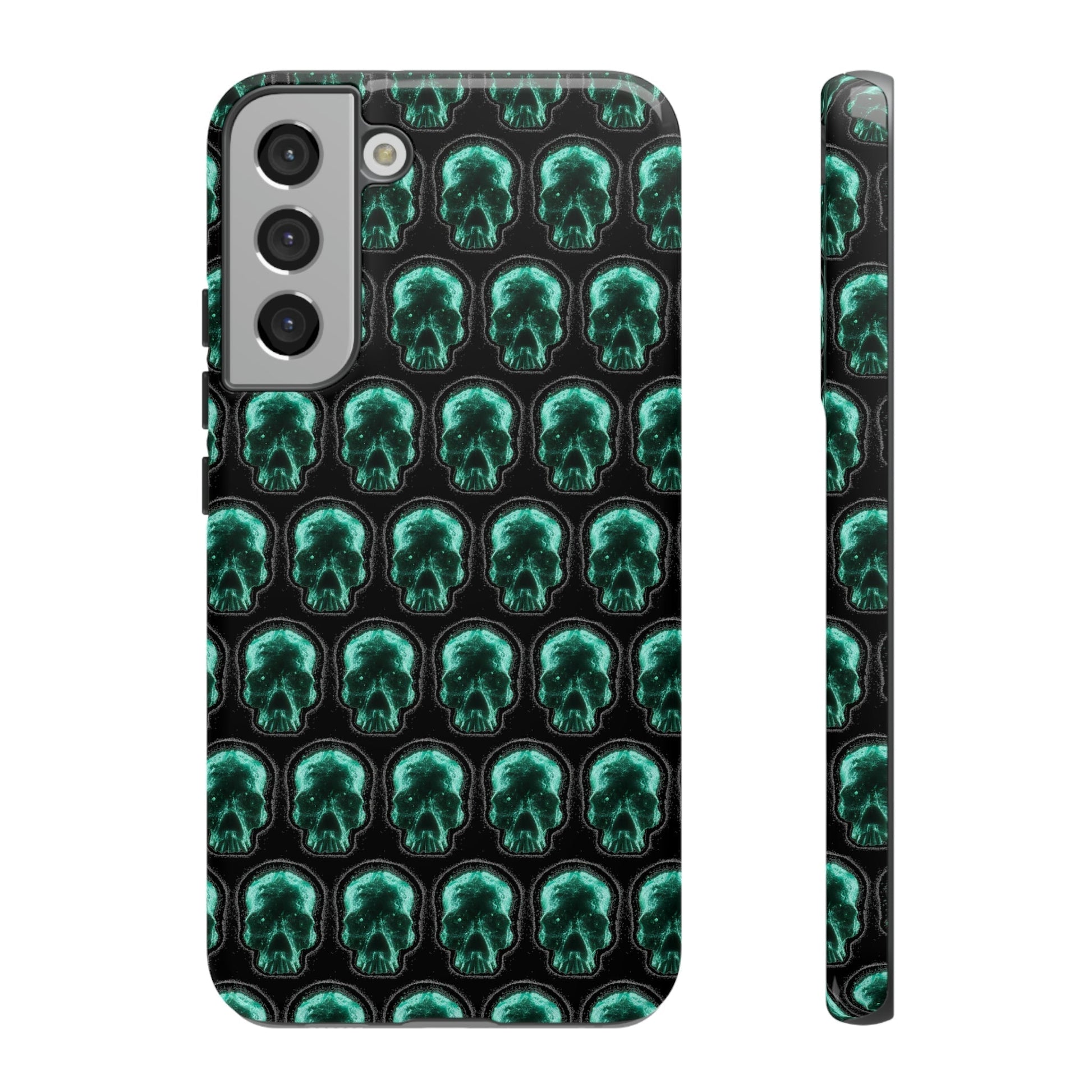 Phone Case-GLOW SKULL | Tough-Samsung Galaxy S22 Plus-Glossy-PhoneCaseBoss-Phone-Best-Phone-Cases