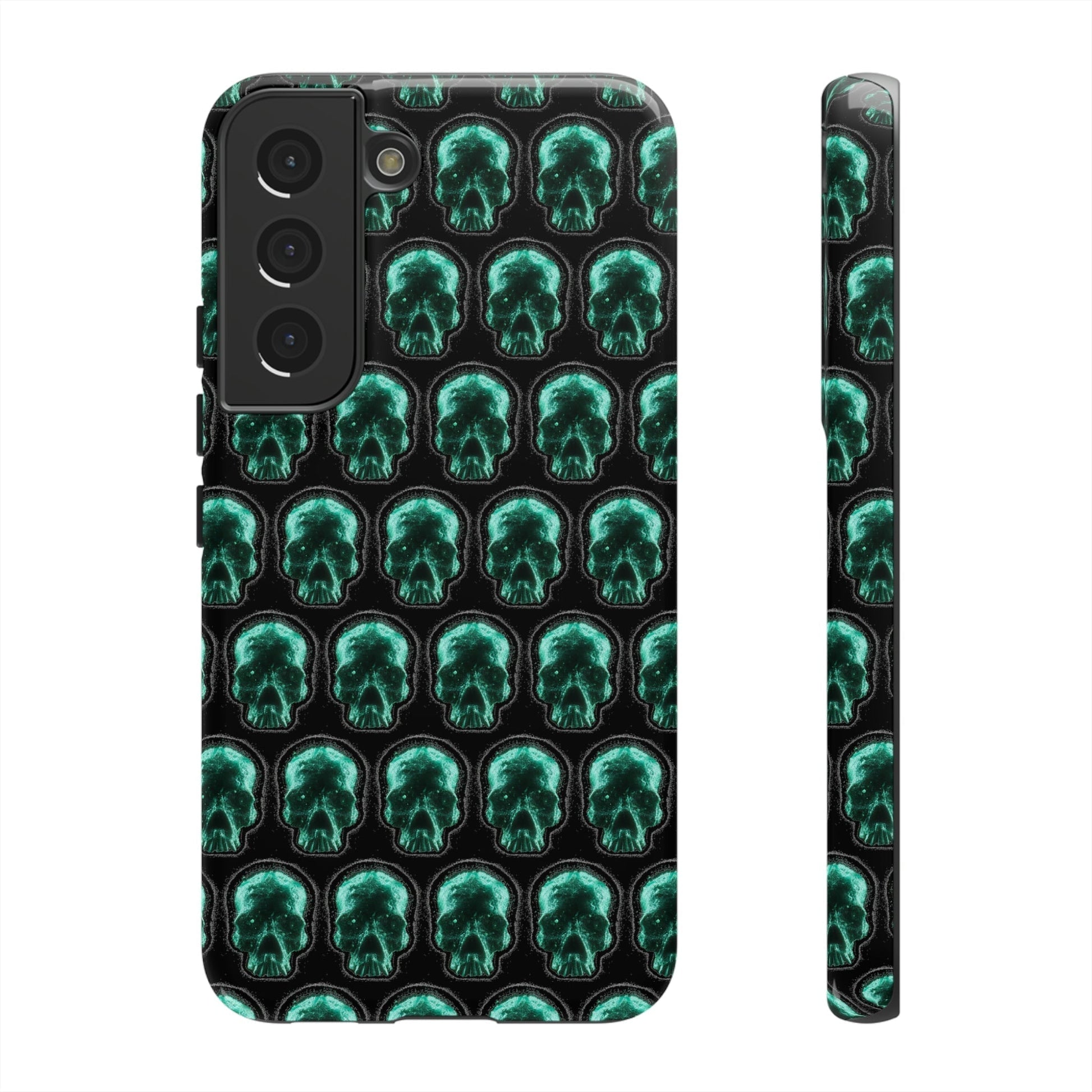 Phone Case-GLOW SKULL | Tough-Samsung Galaxy S22-Glossy-PhoneCaseBoss-Phone-Best-Phone-Cases