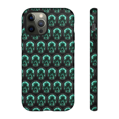 Phone Case-GLOW SKULL | Tough-iPhone 12 Pro-Glossy-PhoneCaseBoss-Phone-Best-Phone-Cases