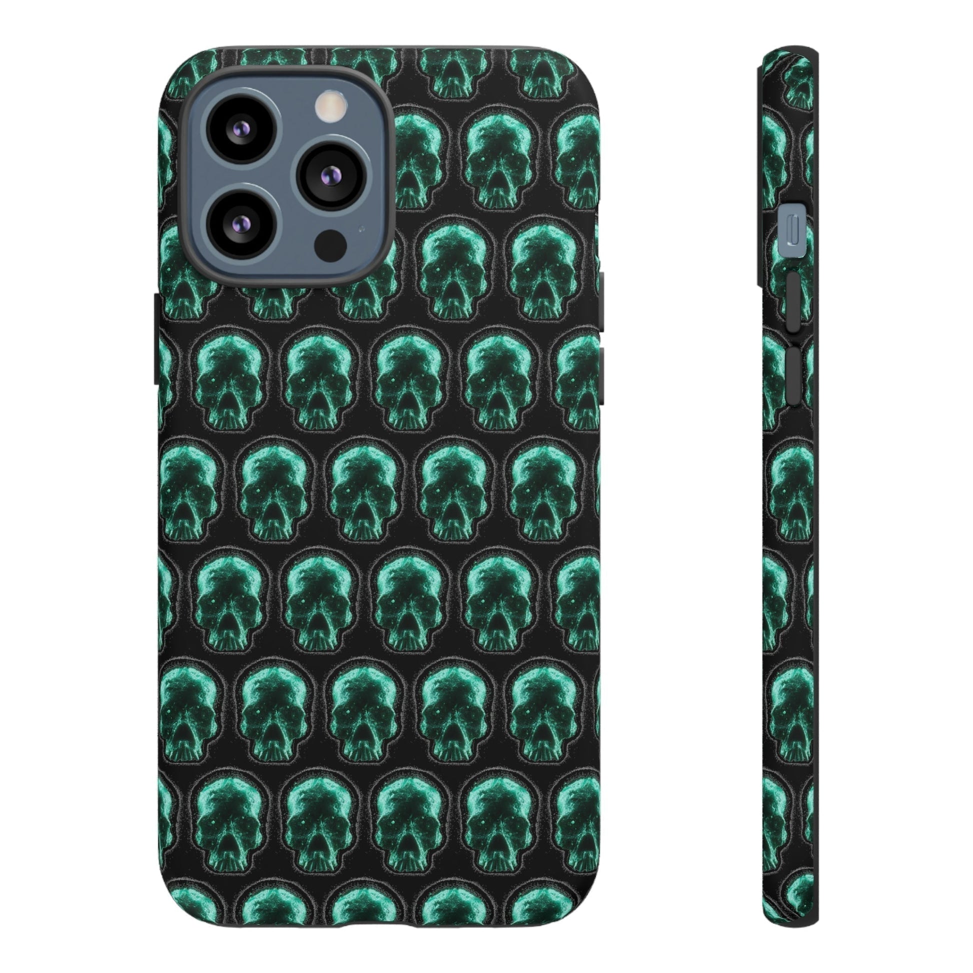 Phone Case-GLOW SKULL | Tough-iPhone 13 Pro Max-Matte-PhoneCaseBoss-Phone-Best-Phone-Cases