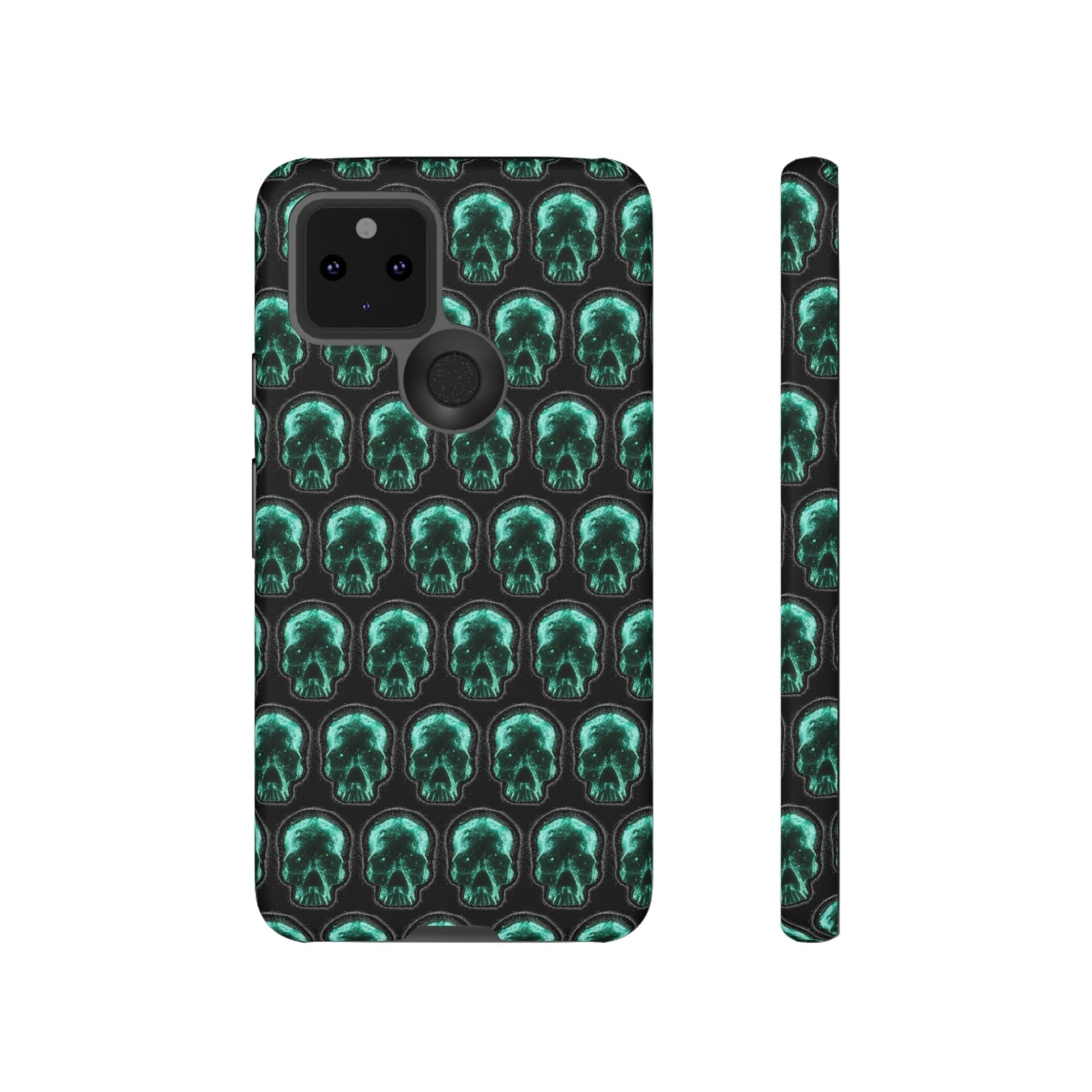 Phone Case-GLOW SKULL | Tough-Google Pixel 5 5G-Matte-PhoneCaseBoss-Phone-Best-Phone-Cases