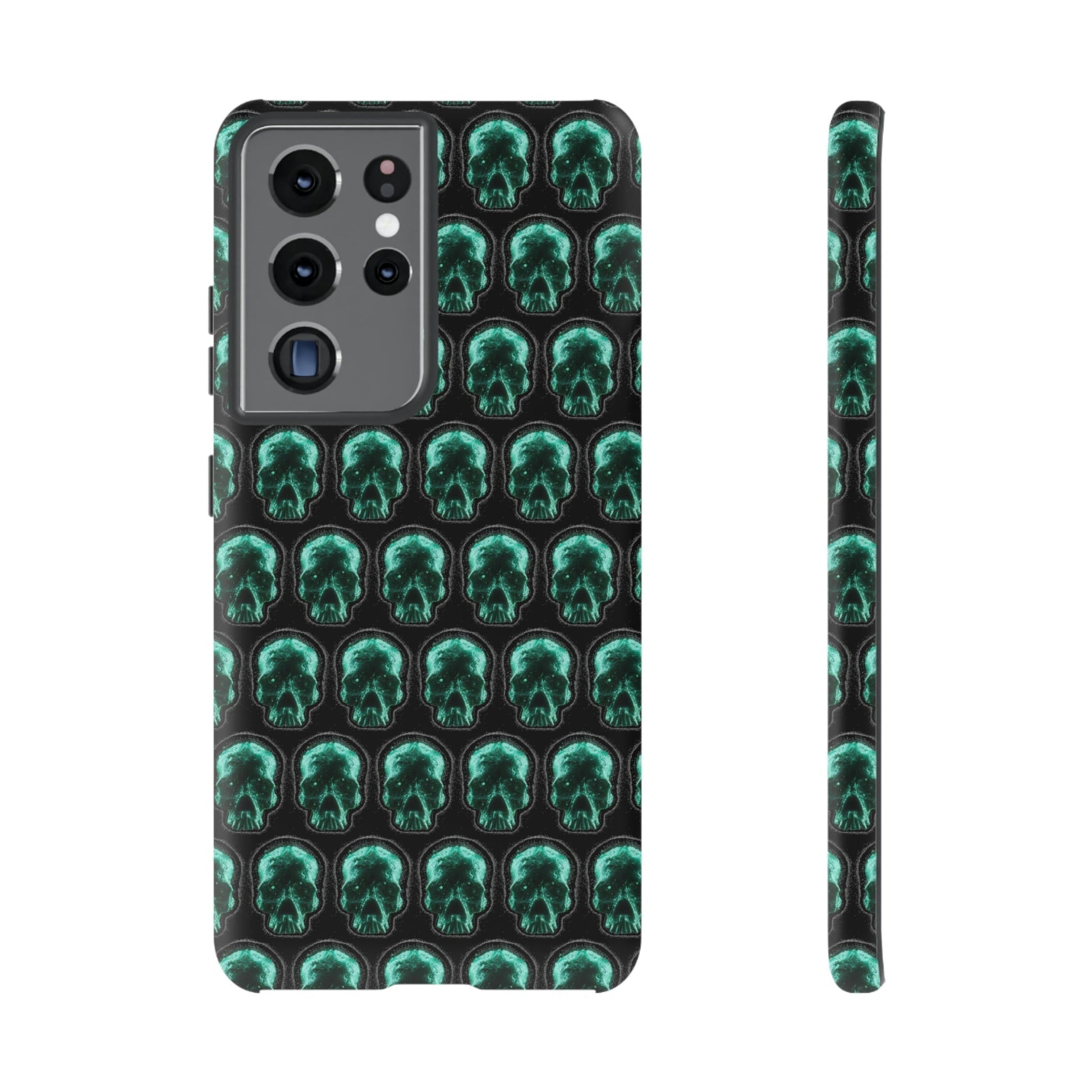 Phone Case-GLOW SKULL | Tough-Samsung Galaxy S21 Ultra-Matte-PhoneCaseBoss-Phone-Best-Phone-Cases