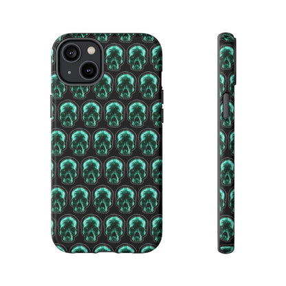 Phone Case-GLOW SKULL | Tough-iPhone 14 Plus-Matte-PhoneCaseBoss-Phone-Best-Phone-Cases