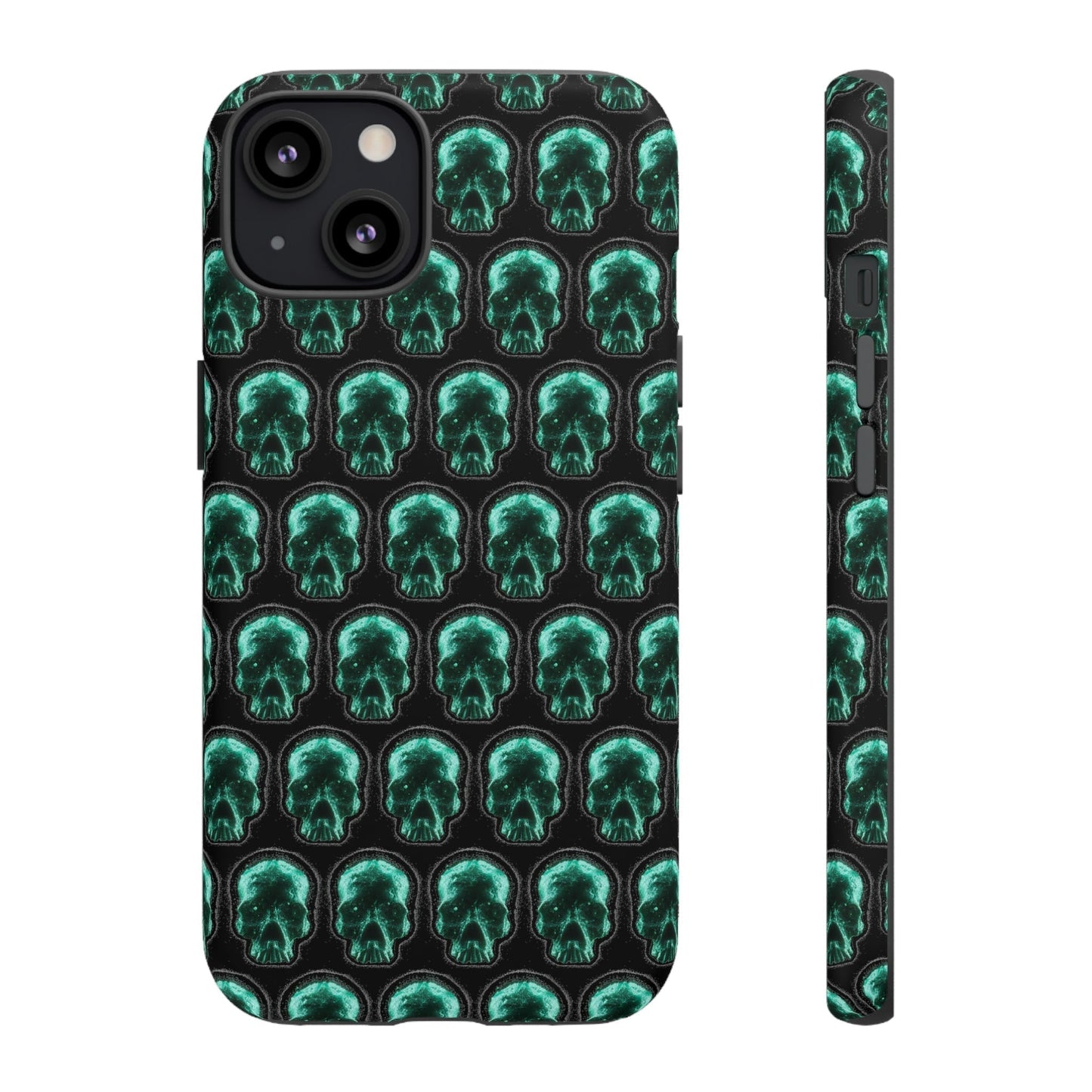 Phone Case-GLOW SKULL | Tough-iPhone 13-Matte-PhoneCaseBoss-Phone-Best-Phone-Cases