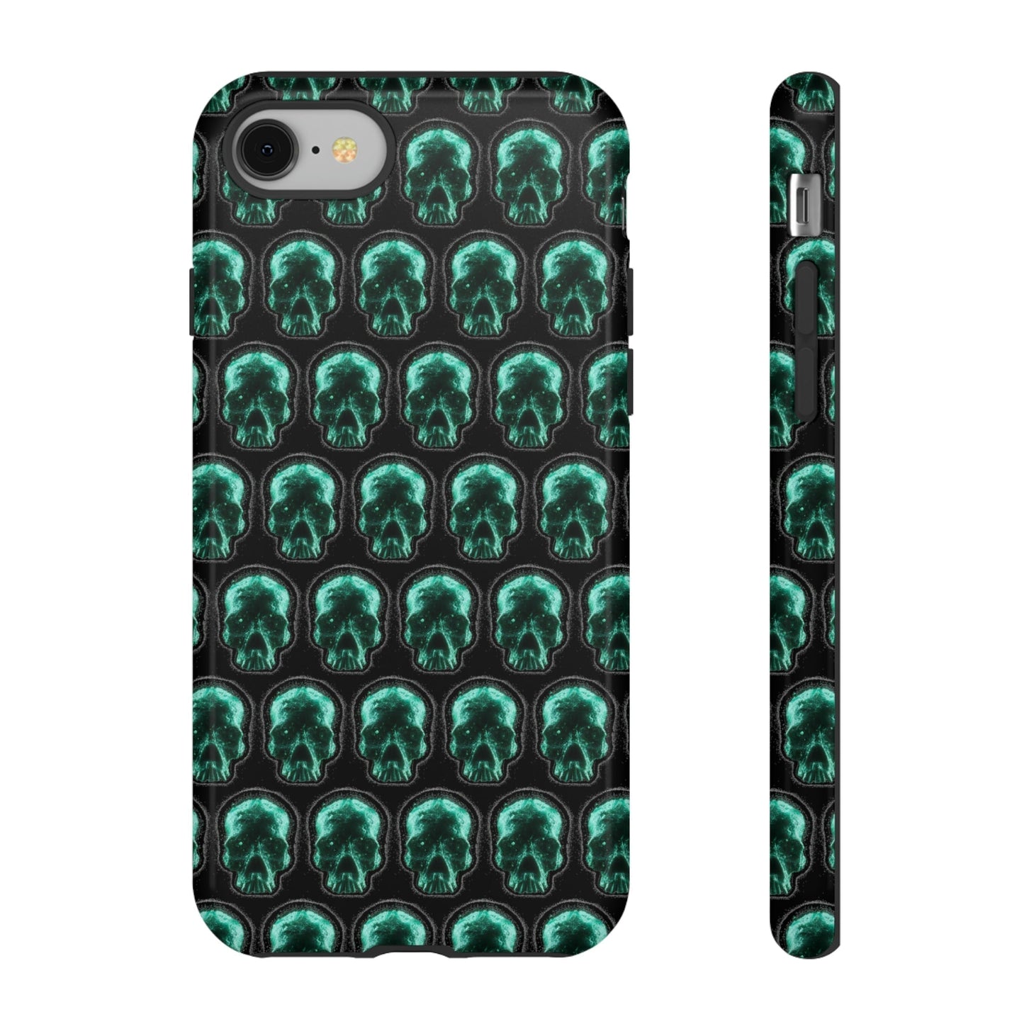 Phone Case-GLOW SKULL | Tough-iPhone 8-Glossy-PhoneCaseBoss-Phone-Best-Phone-Cases