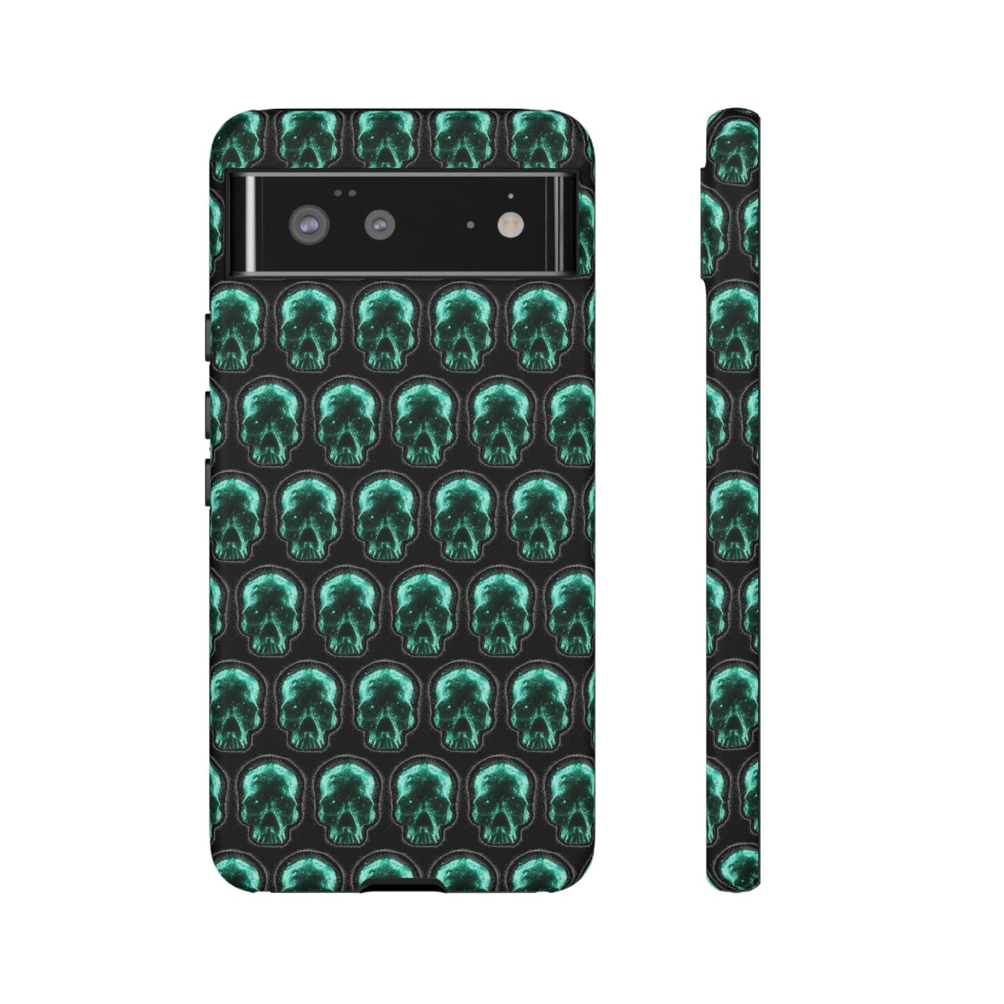 Phone Case-GLOW SKULL | Tough-Google Pixel 6-Matte-PhoneCaseBoss-Phone-Best-Phone-Cases